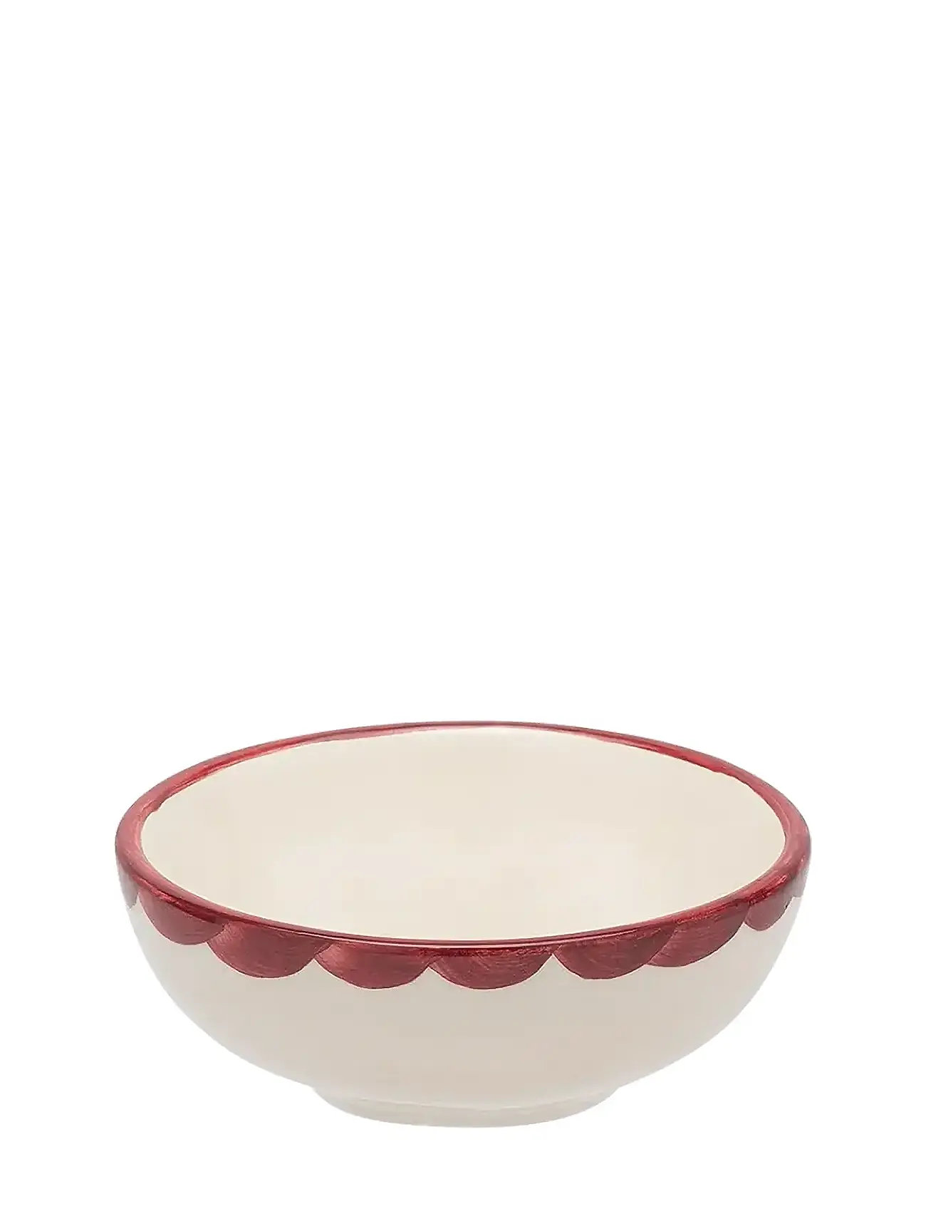 ANNA + NINA Carmine Trim Tapas Bowl Rot - Ø 10.5 CM - Unisex