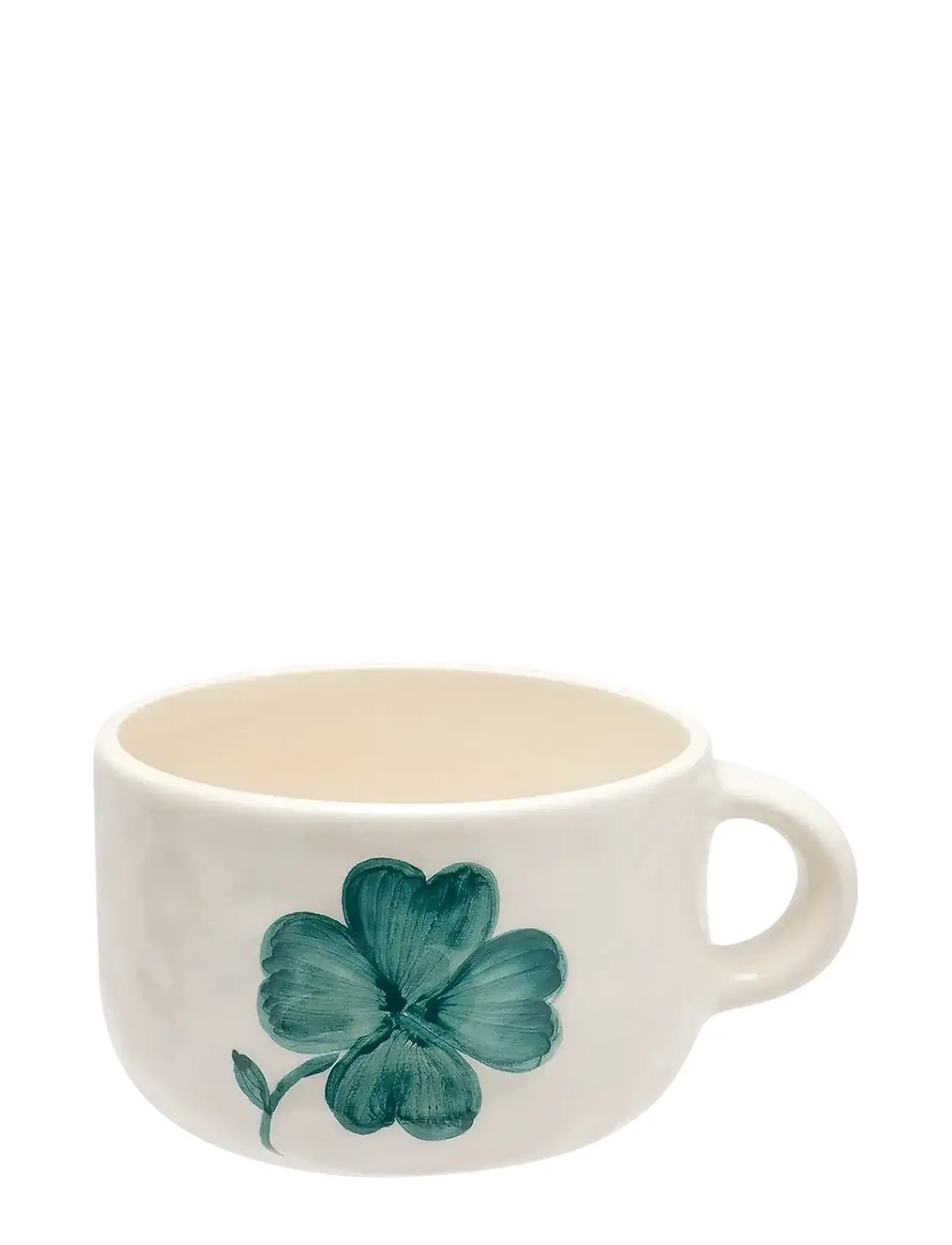 ANNA + NINA Shamrock Cappucino Mug Grün - 355 ML - Unisex