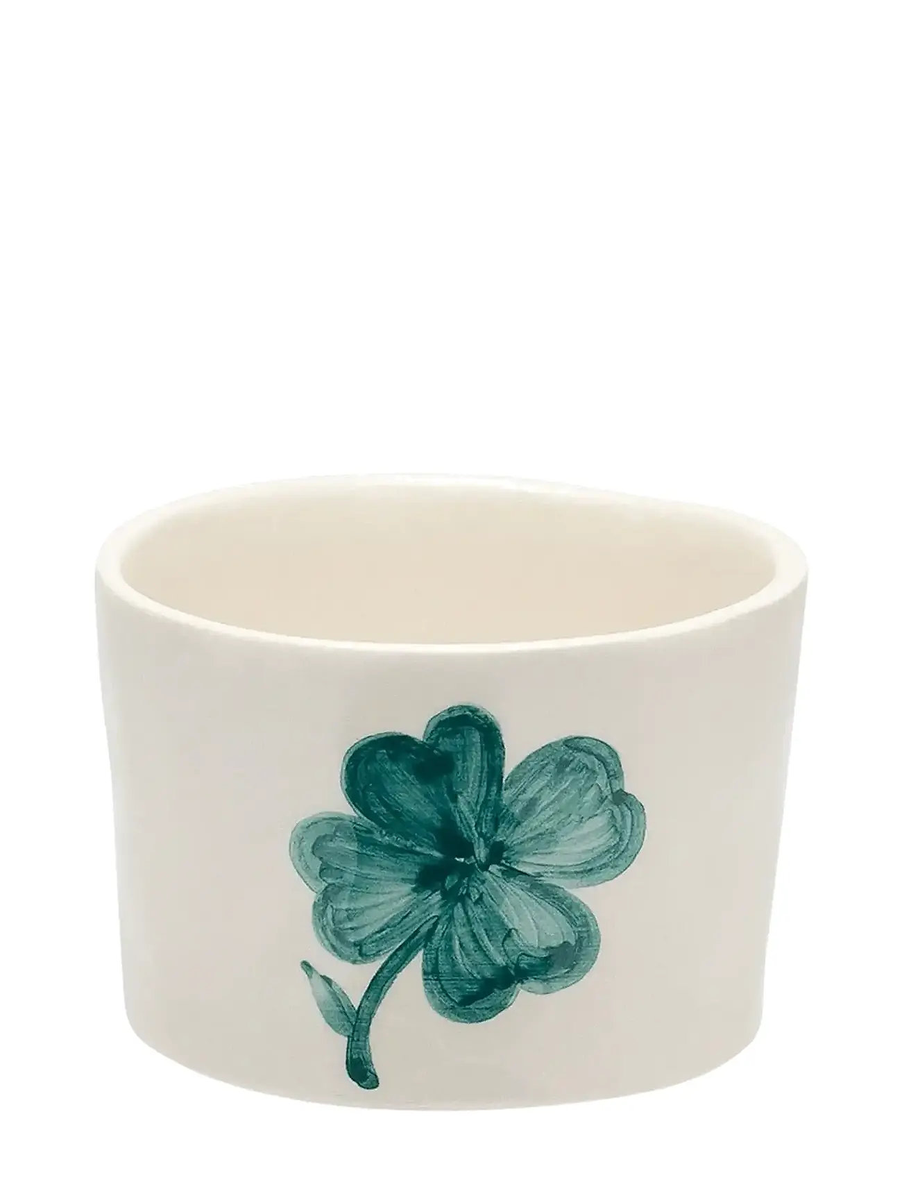 ANNA + NINA Shamrock Bowl Cream - Ø 9 CM - Unisex