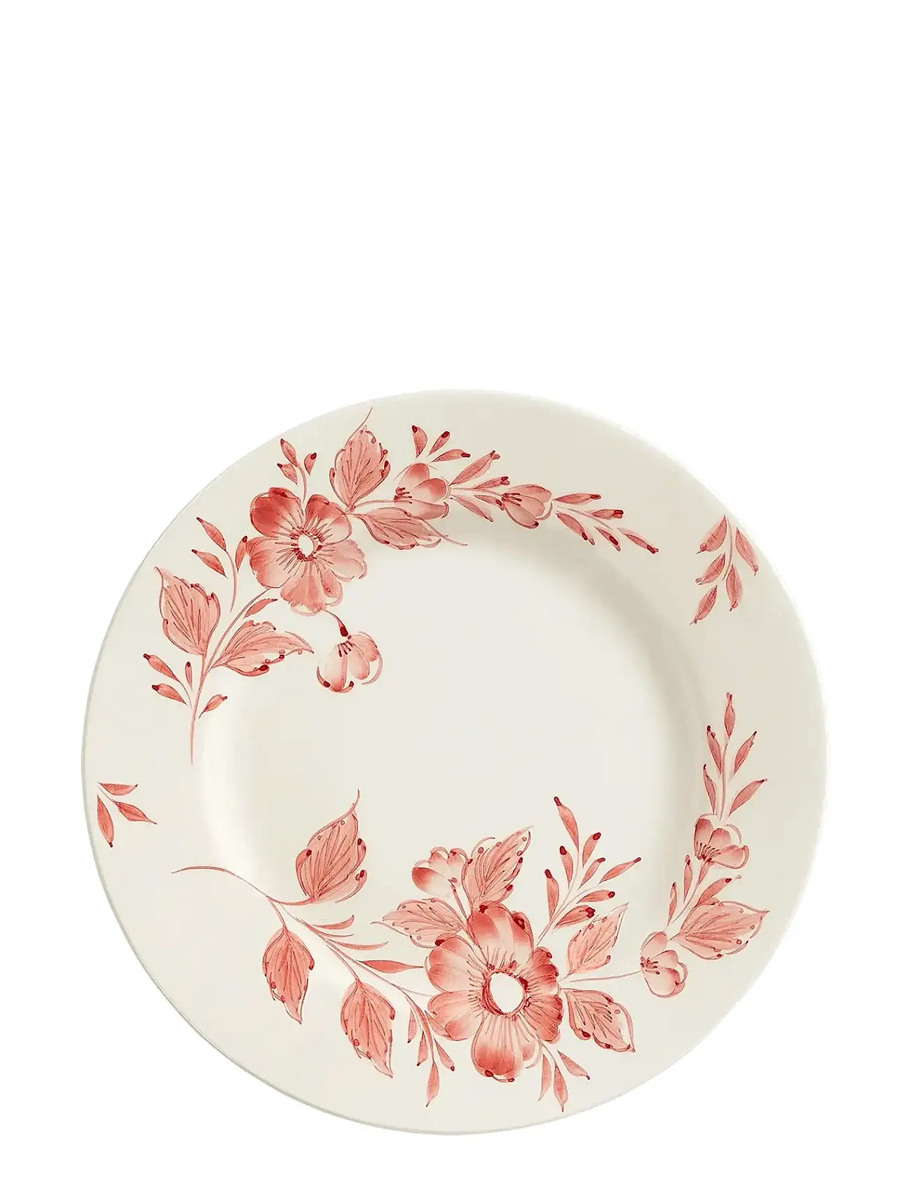 ANNA + NINA Whimsical Rose Dinner Plate Rot - Ø 27 CM - Unisex
