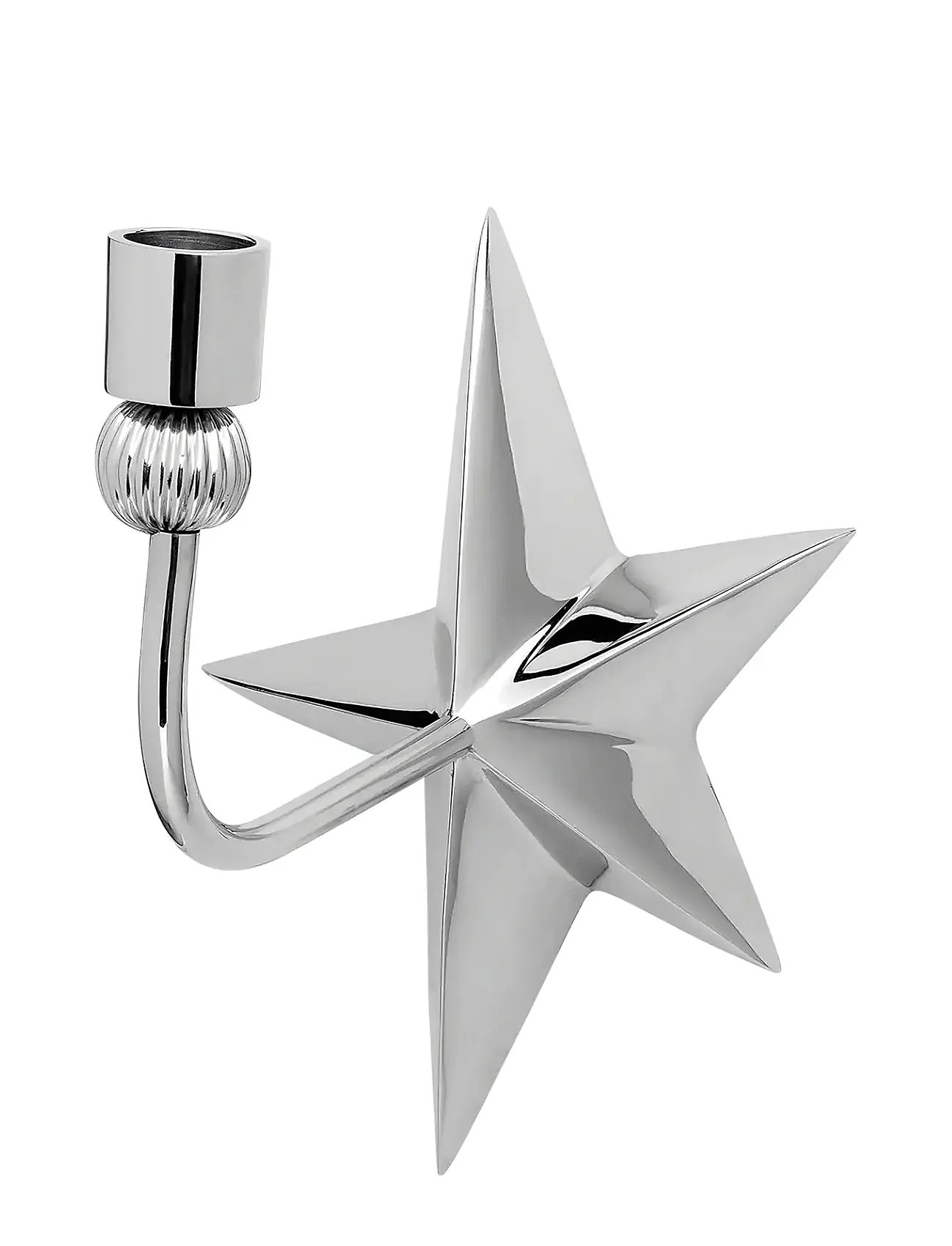 ANNA + NINA Nova Wall Candle Holder Silber - H19.5CM - Unisex
