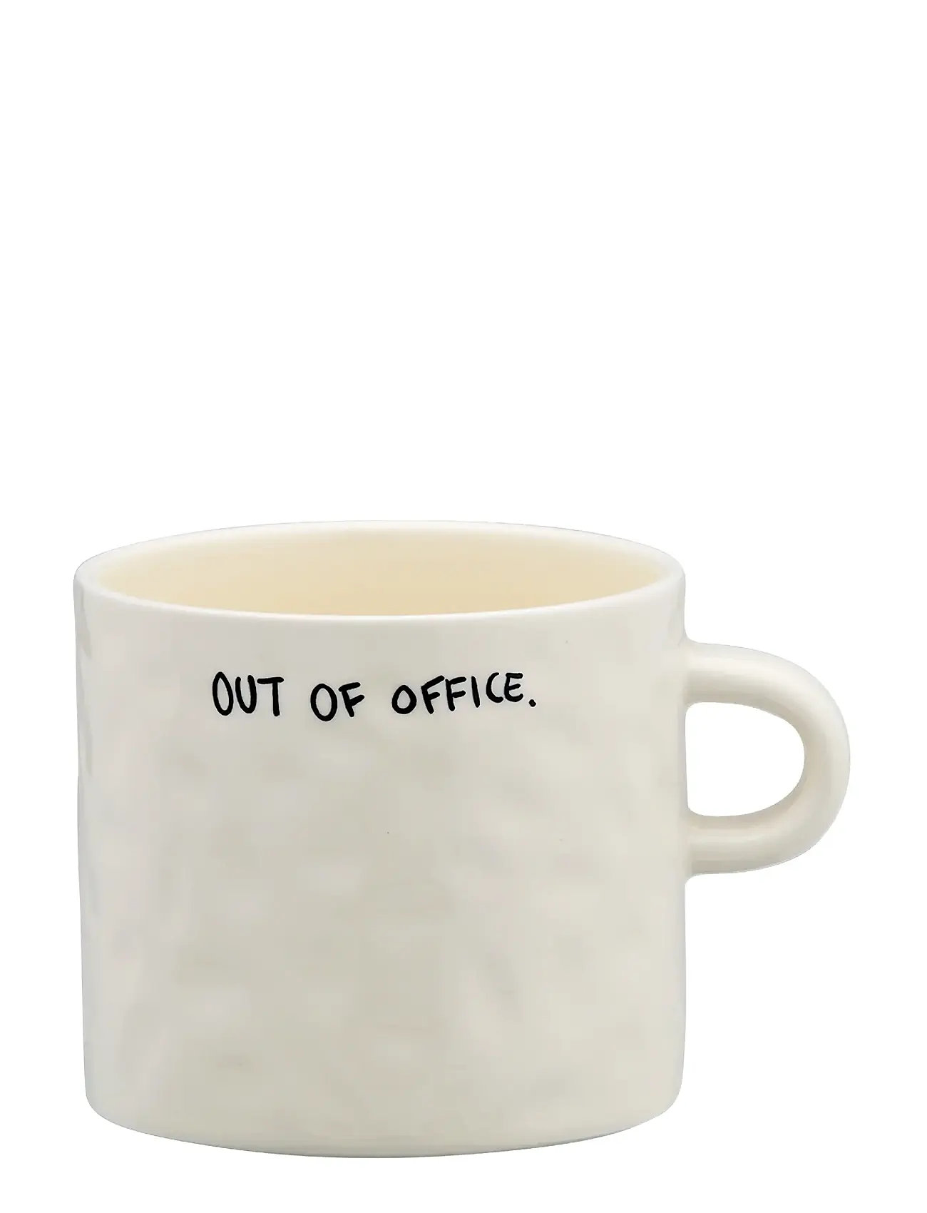 Anna + Nina Out Of Office Tea Mug, 50 CL, Cream, Kopper & Krus > Tekopper, Unisex