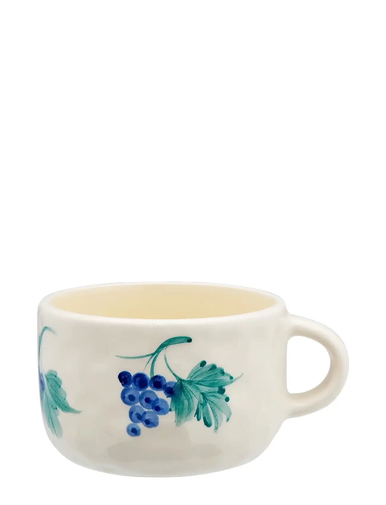 Anna + Nina Grapevine Cappuccino Mug, 30 ml, Cream, Kopper & Krus > Kaffekopper, Unisex