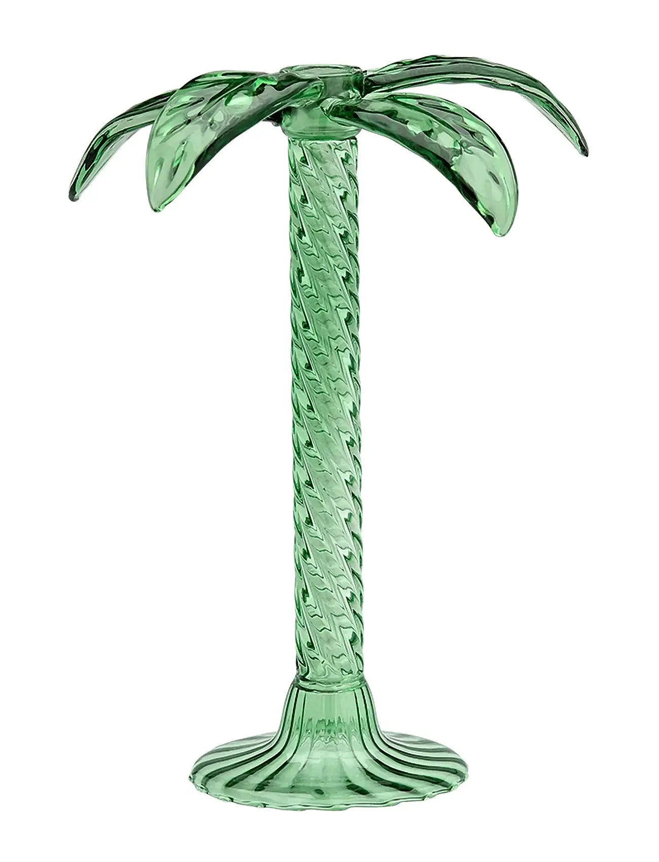 Anna + Nina Sage Palm Tree Candle Holder, One Size, Green, Candle & Tealight Holders > Candle Holders, Unisex