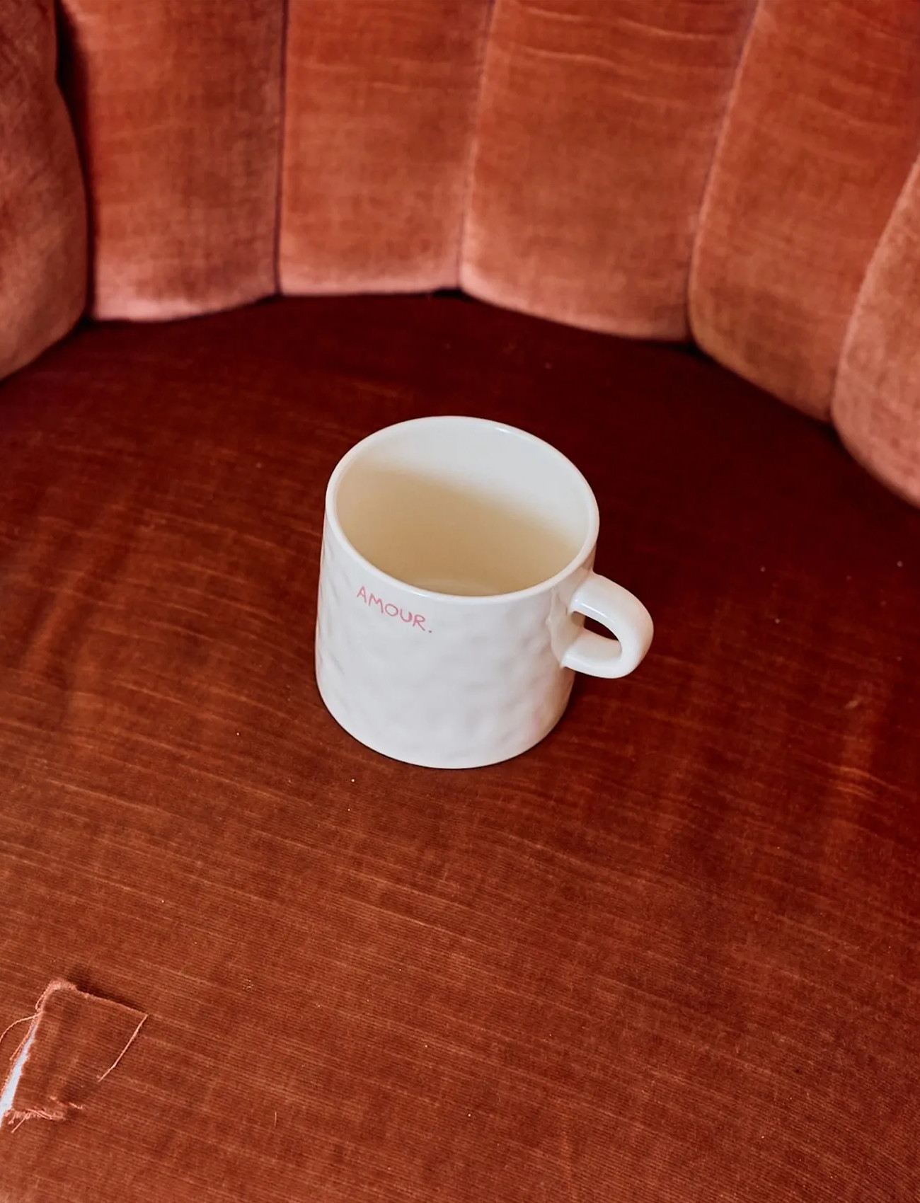 Anna + Nina Amour Mug, 50 CL, Cream, Kopper & Krus > Kaffekopper, Unisex