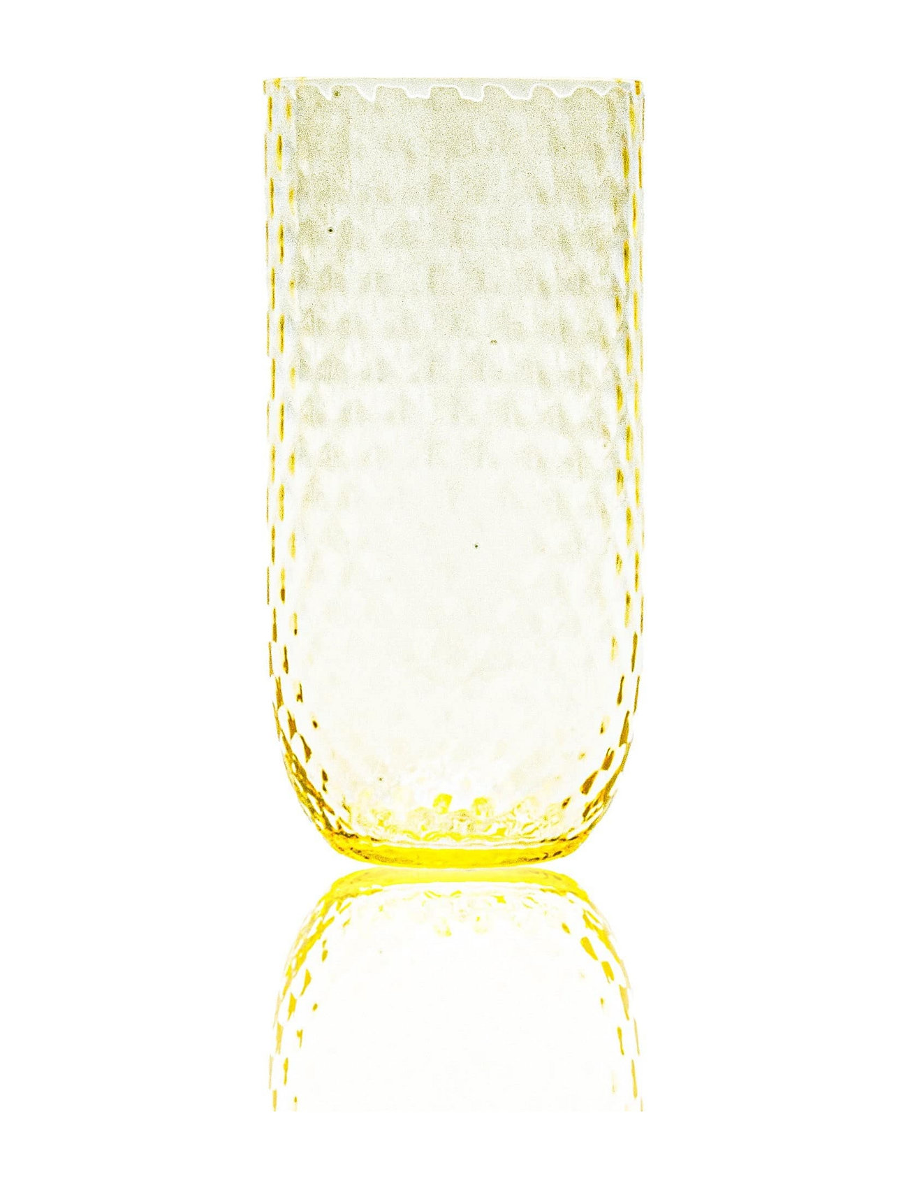 Harlequin Long Drink Home Tableware Glass Cocktail Glass Yellow Anna Von Lipa