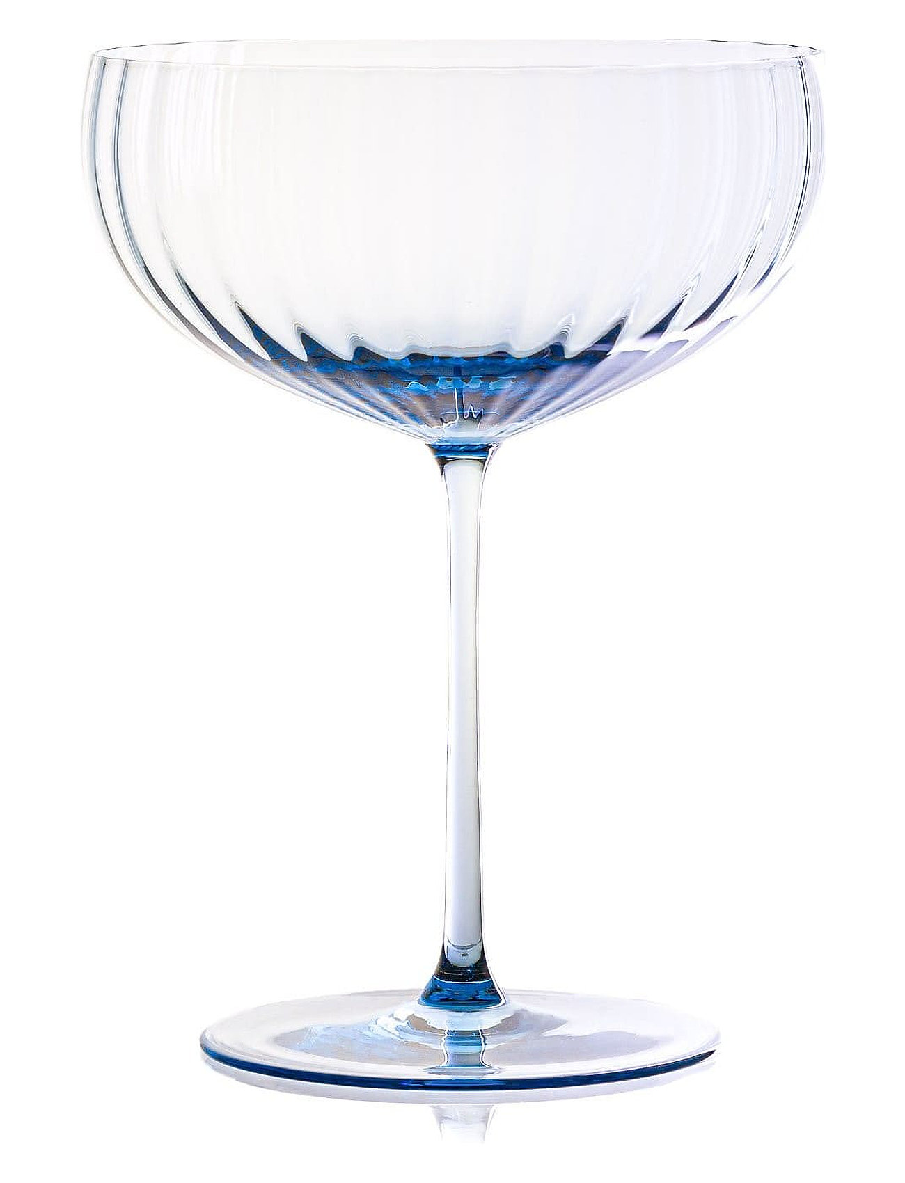 Lyon Cocktail Glass Blue Smoke Home Tableware Glass Cocktail Glass Blue Anna Von Lipa