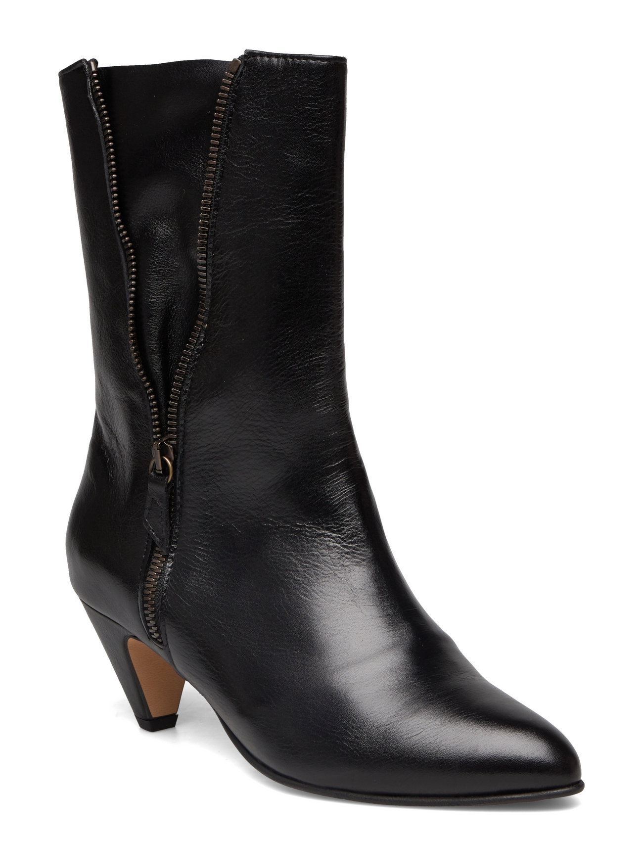 Livianna 50 Stiletto Shoes Boots Ankle Boots Ankle Boots With Heel Black Anonymous Copenhagen