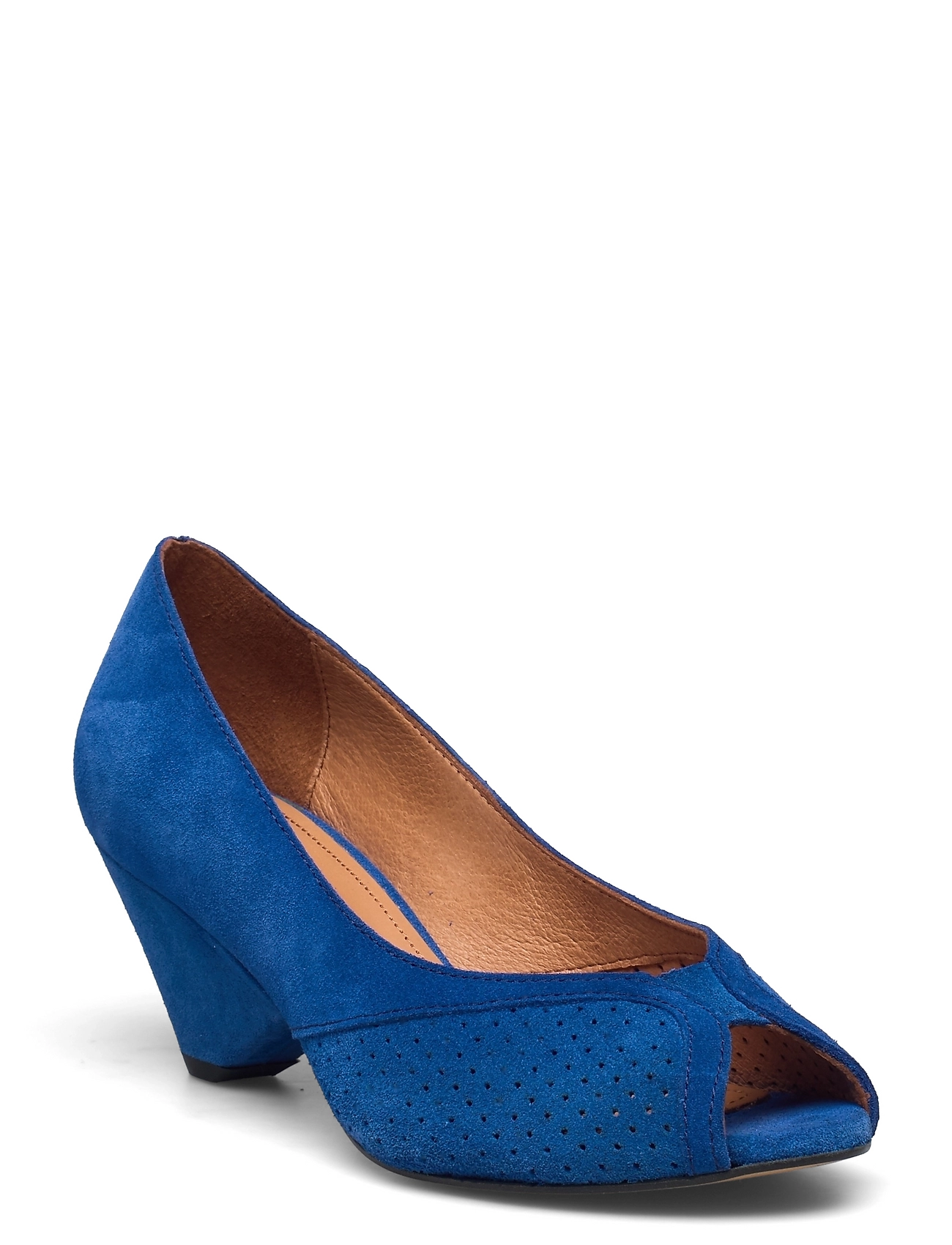 Tiffany Triangle Shoes Heels Pumps Peeptoes Blue Anonymous Copenhagen