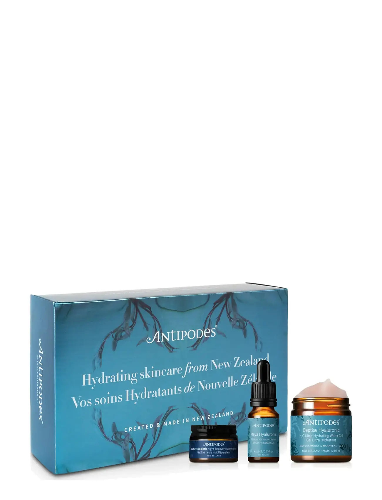Antipodes Hydrating Essentials Set, One Size, Nude, Fugtighedscreme > Natcreme, Dame