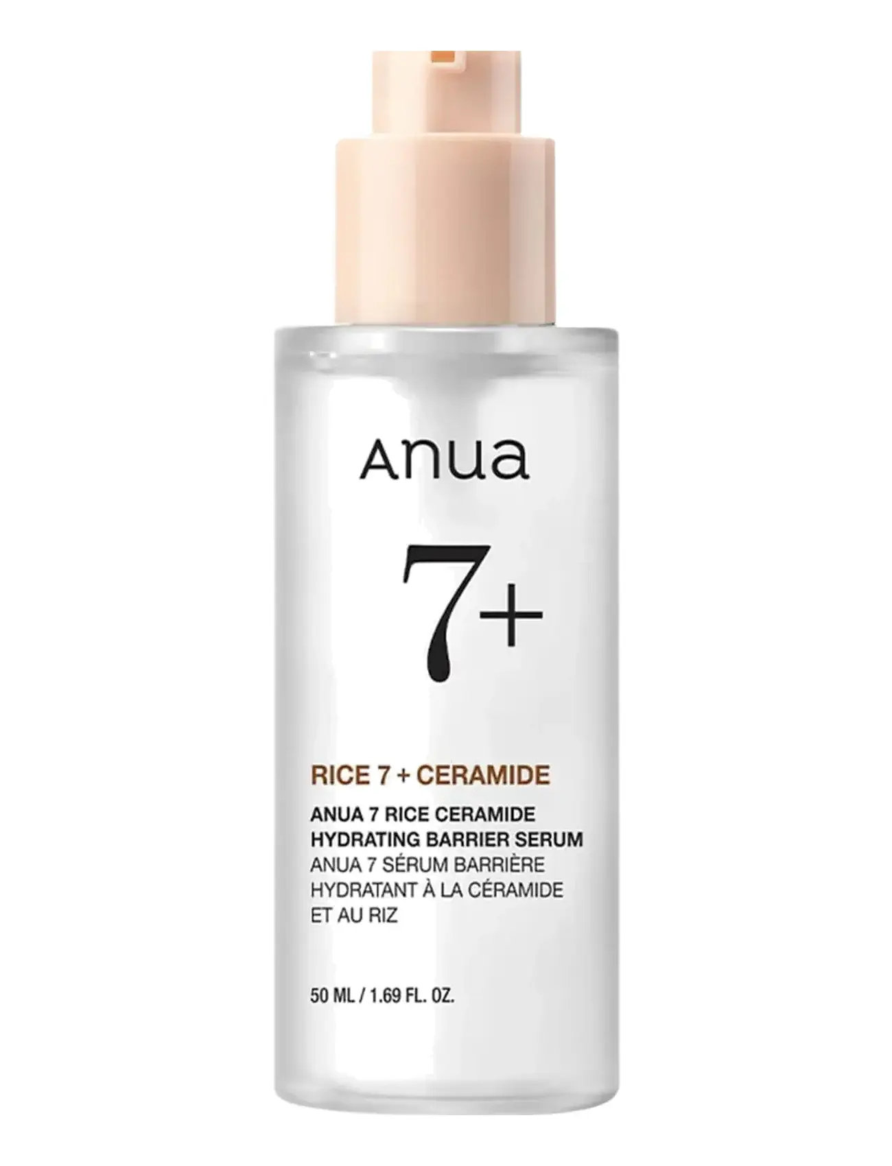 Anua 7 Rice Ceramide Hydrating Barrier Serum, 50 ml, Nude, Ansigt > Serum, Dame