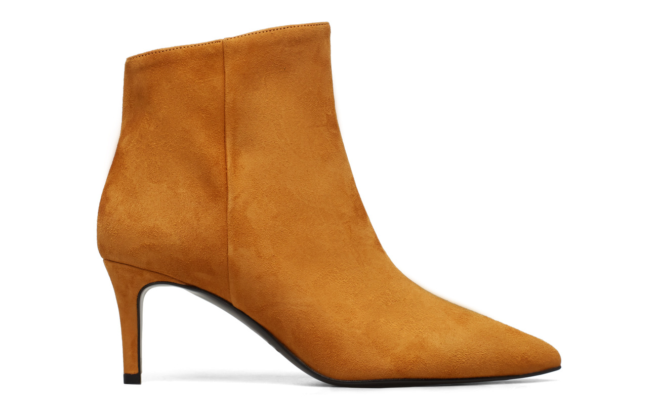 Low FrontcognacApair Bootie Pointed Bootie Pointed High Low High kXiZPuOT