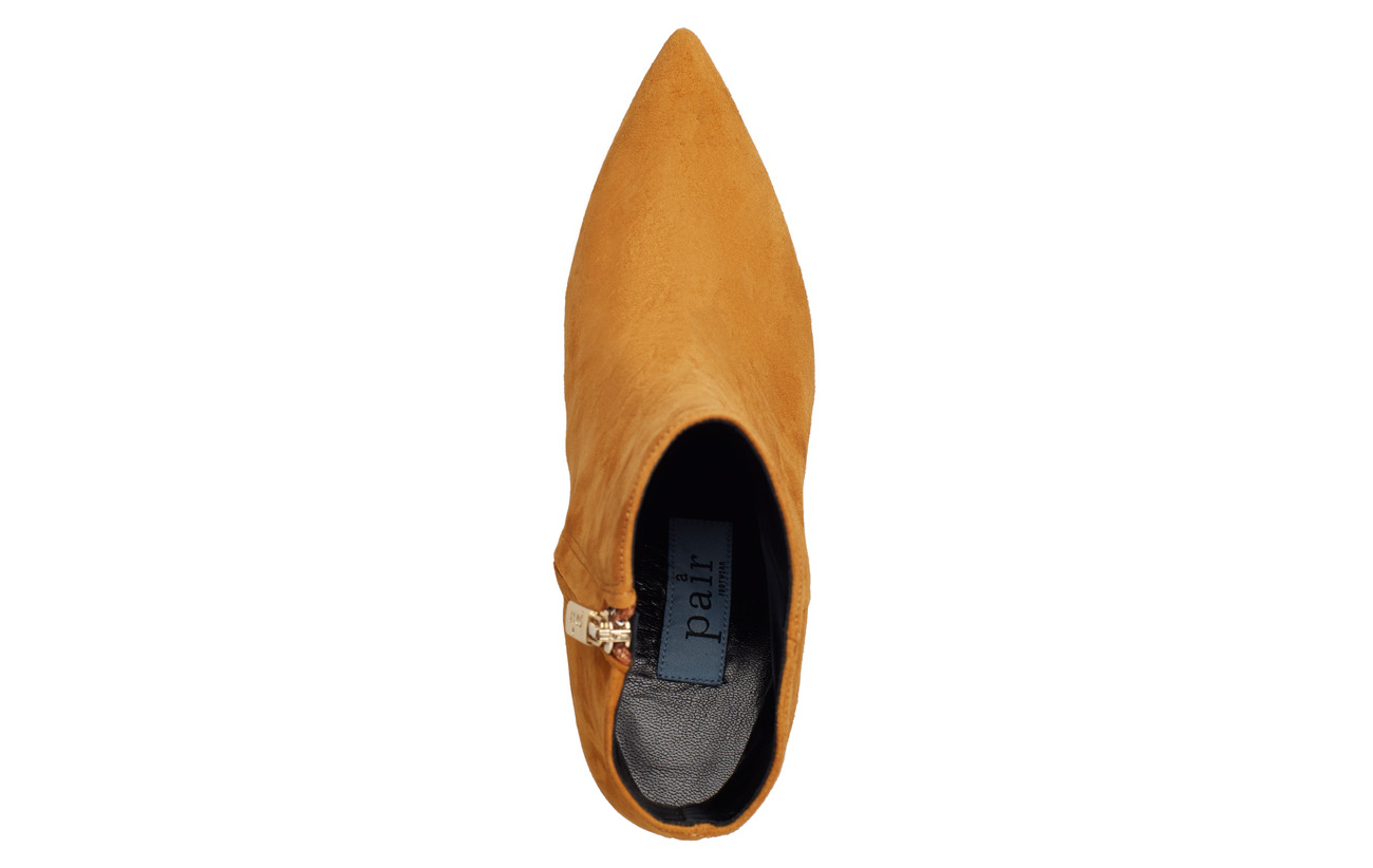 Low FrontcognacApair Bootie Pointed Bootie Pointed High Low High kXiZPuOT