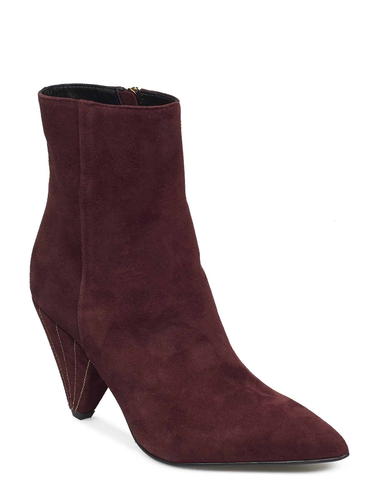 Trendy Stitch Heel Ankle Boots Met Hak Rood Apair apair kopen in de aanbieding Trendy Stitch Heel Ankle Boots Met Hak Rood Apair apair kopen in de aanbieding