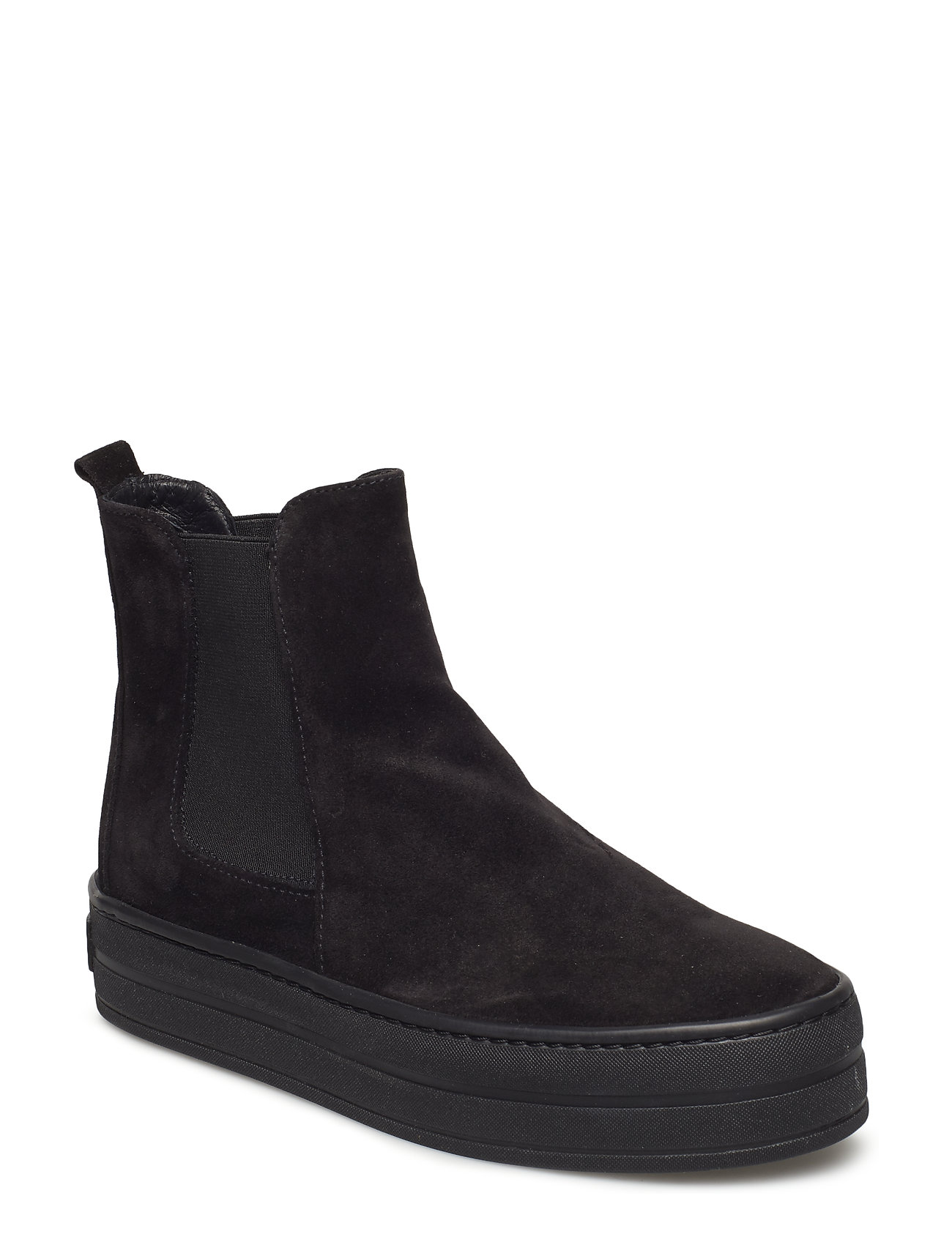 Bootie Enkellaars Zonder Hak Zwart Apair apair kopen in de aanbieding Bootie Enkellaars Zonder Hak Zwart Apair apair kopen in de aanbieding