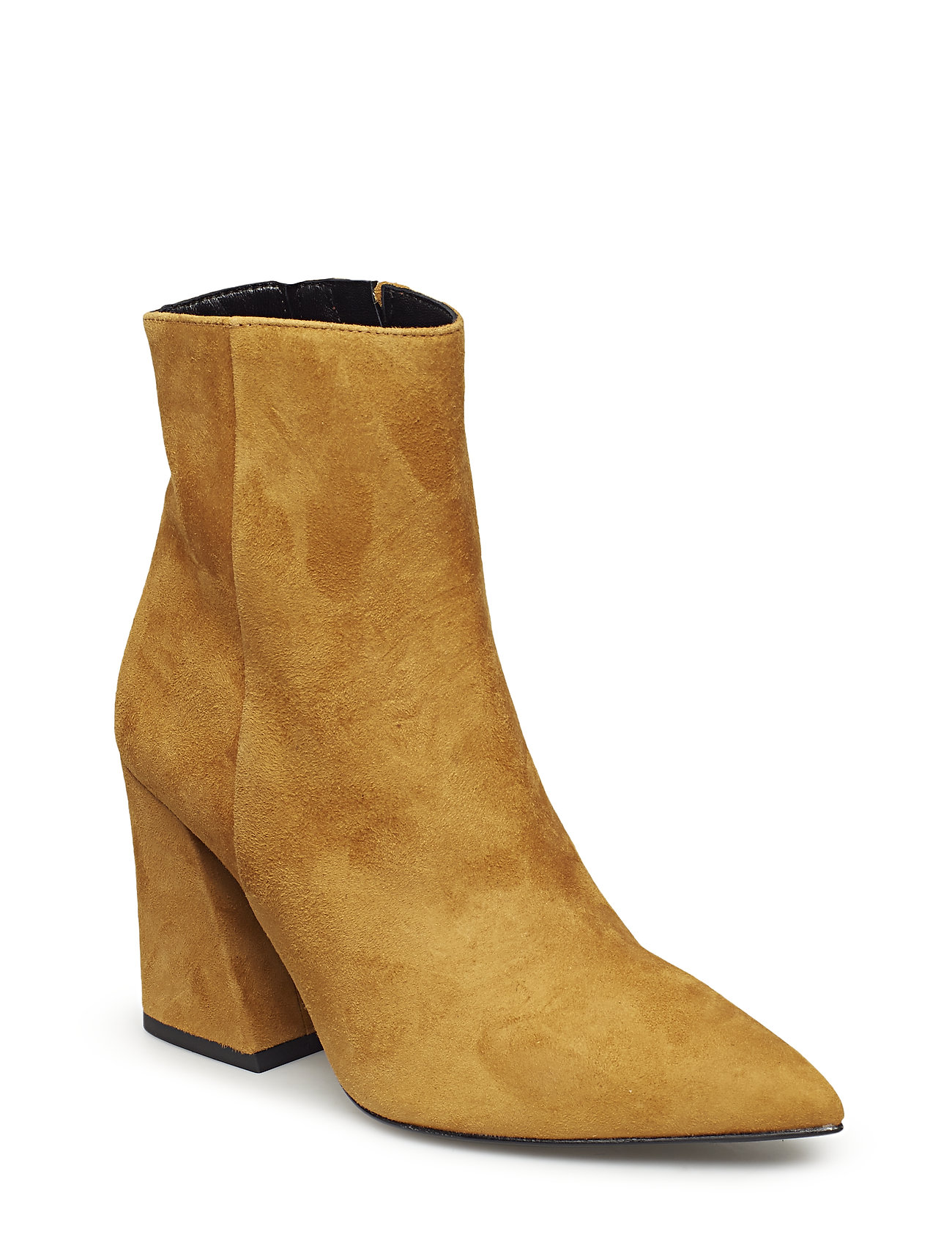Pointed Assymetric Heel Ankle Boots Met Hak Geel Apair apair kopen in de aanbieding Pointed Assymetric Heel Ankle Boots Met Hak Geel Apair apair kopen in de aanbieding