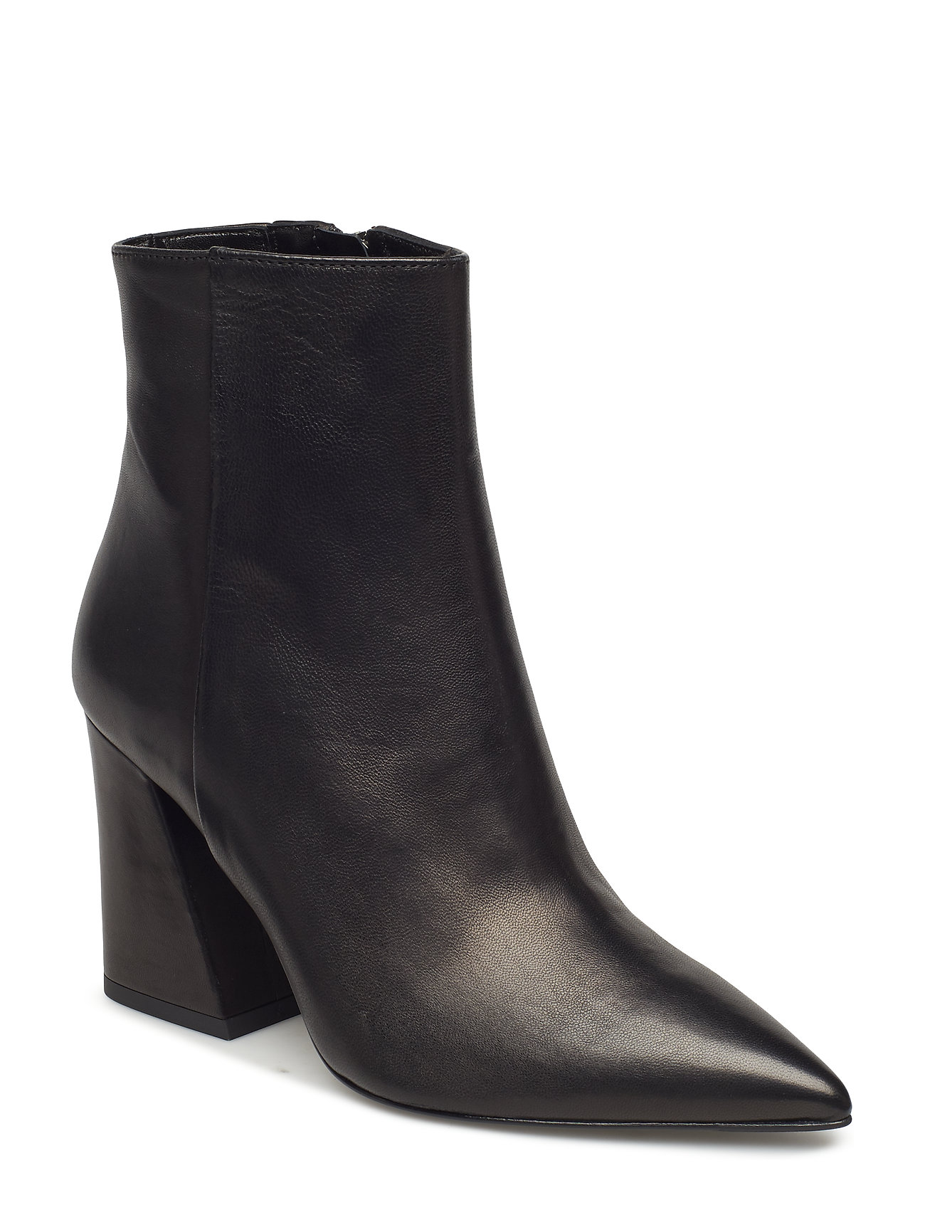 Pointed Assymetric Heel Ankle Boots Met Hak Zwart Apair apair kopen in de aanbieding Pointed Assymetric Heel Ankle Boots Met Hak Zwart Apair apair kopen in de aanbieding