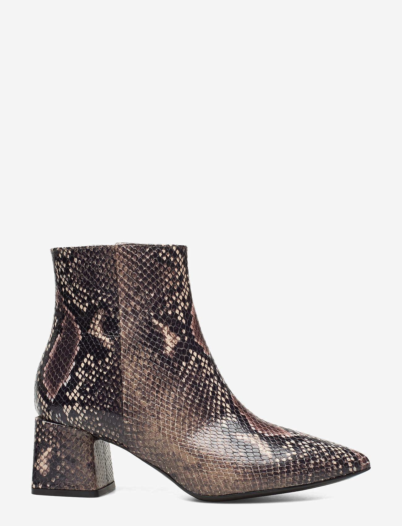 pointed black bootie