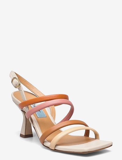 Multi stringg high heel - sandaler med hæl - multi color