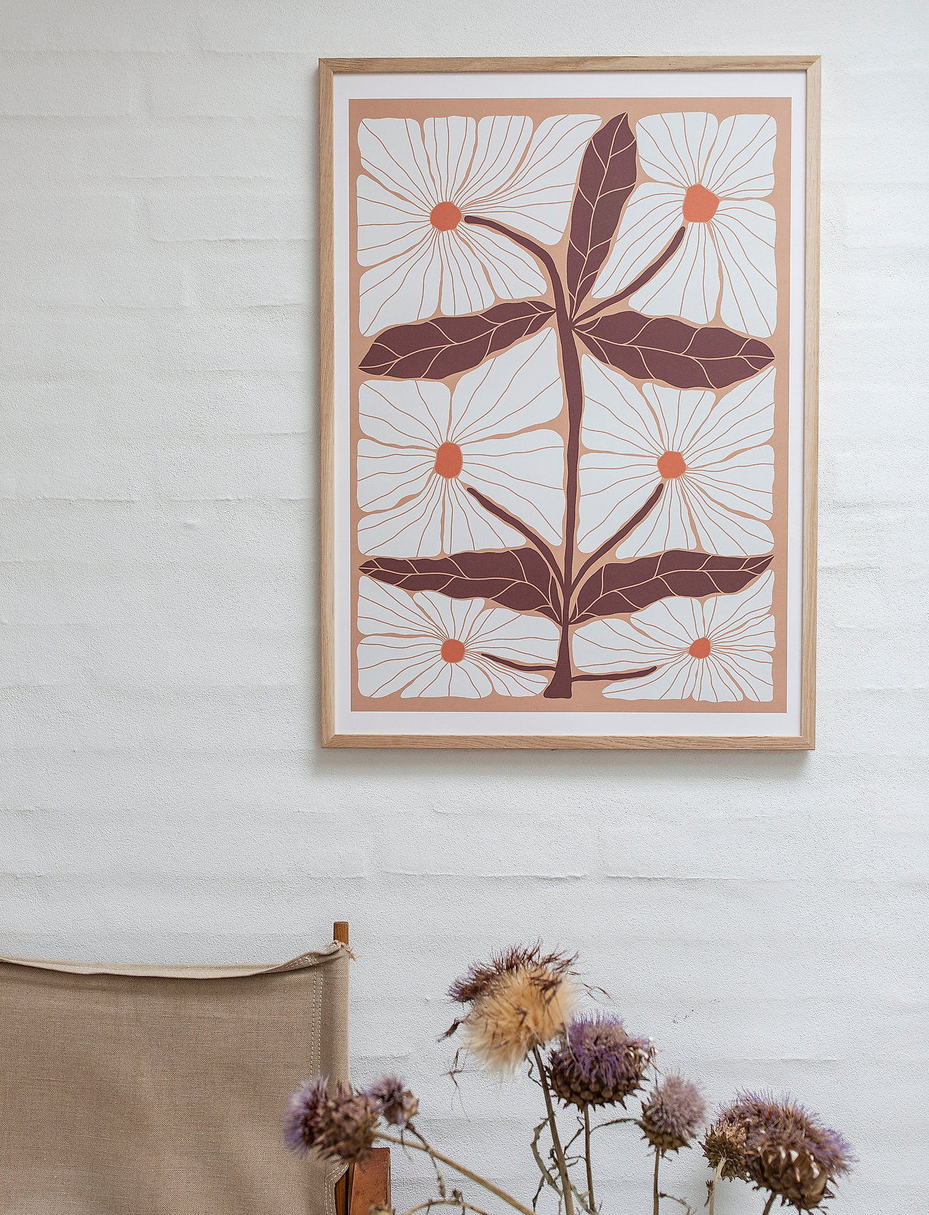 Aparte Works Aparte X Rebecca Zwanzig, 50X70 cm, Multi/patterned, Plakater > Botaniske, Unisex