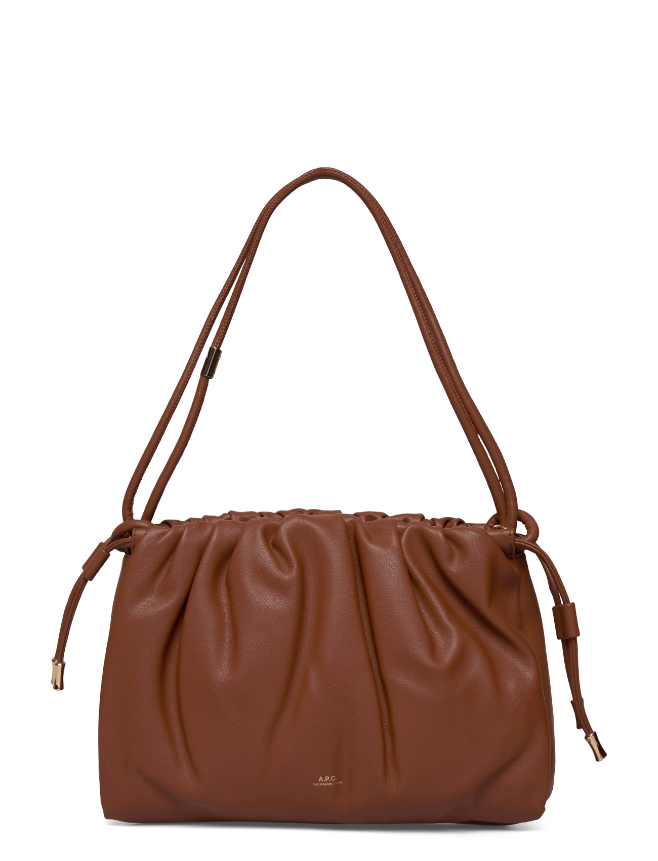 A.P.C. Sac Ninon Shoulder, One Size, Brown, Tasker > Små Skuldertasker-Crossbody-Tasker, Dame