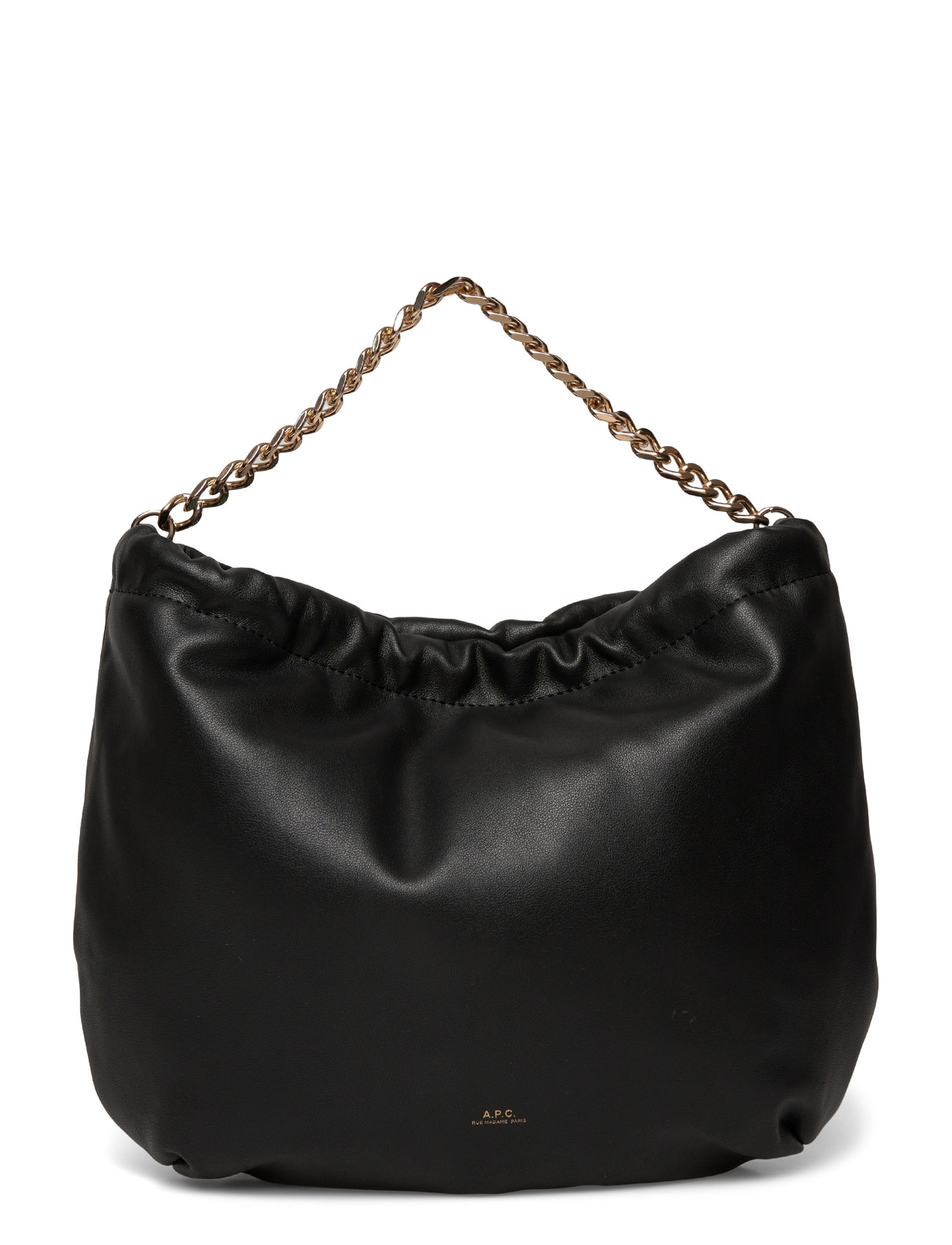 A.P.C. Sac Ninon Chaine, One Size, Black, Tasker > Små Skuldertasker-Crossbody-Tasker, Dame