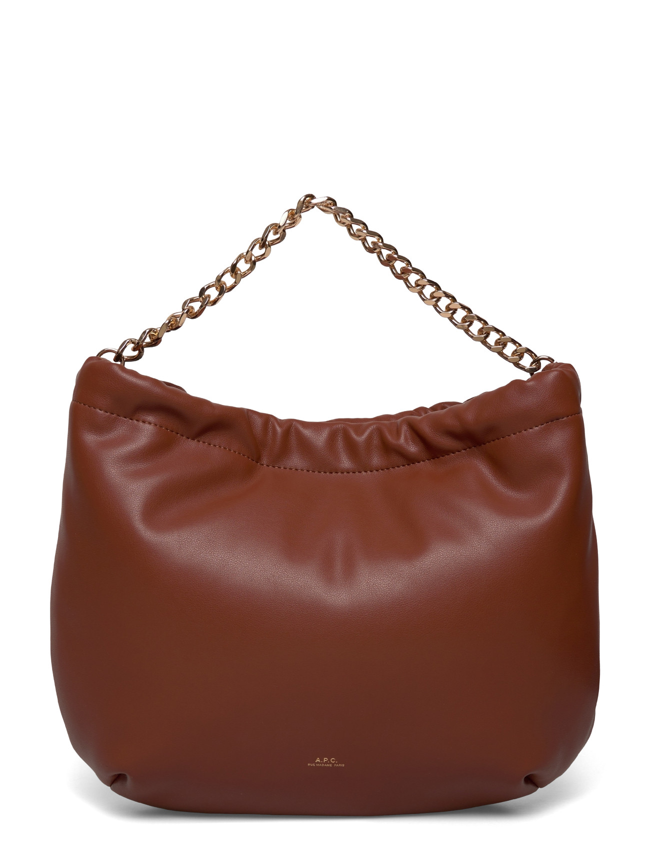 A.P.C. Sac Ninon Chaine, One Size, Brown, Tasker > Små Skuldertasker-Crossbody-Tasker, Dame