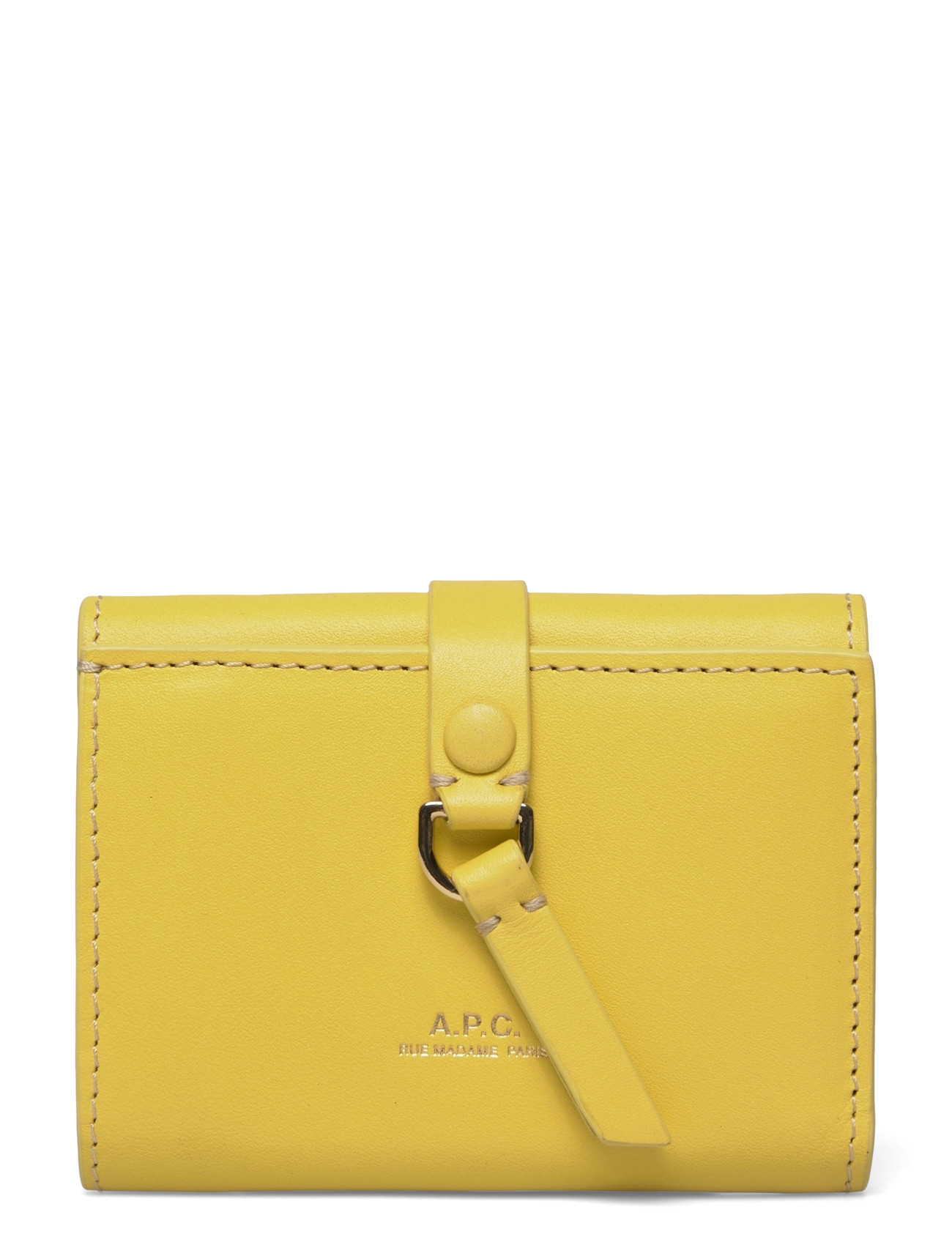 A.P.C. Trifold Noa, One Size, Yellow, Kortholdere & Punge > Punge, Dame