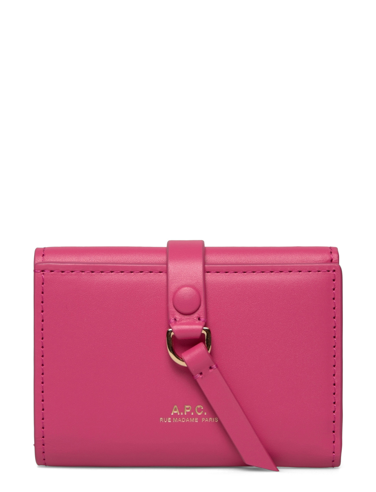 A.P.C. Trifold Noa Simple, One Size, Pink, Kortholdere & Punge > Punge, Dame