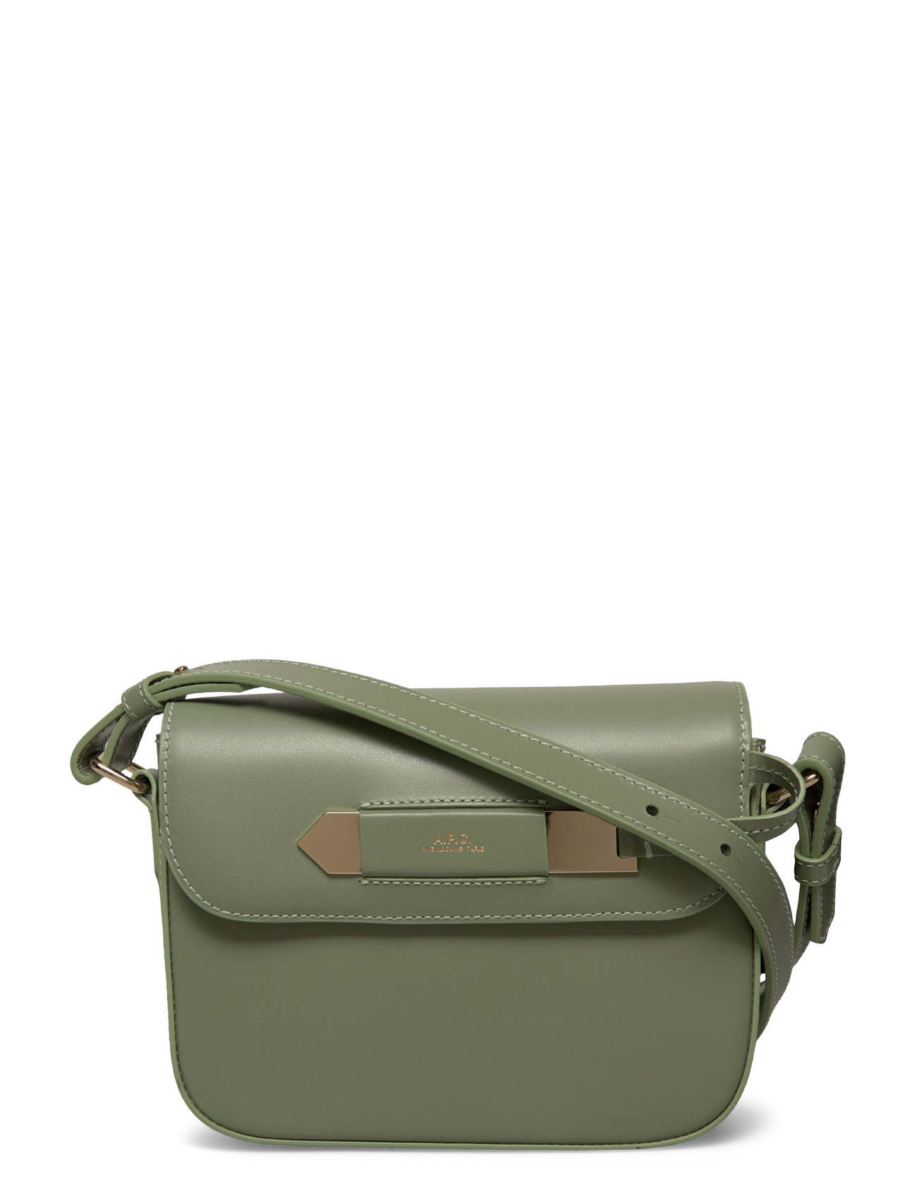 A.P.C. Sac Charlotte Small, One Size, Khaki green, Tasker > Crossbody-Tasker, Dame