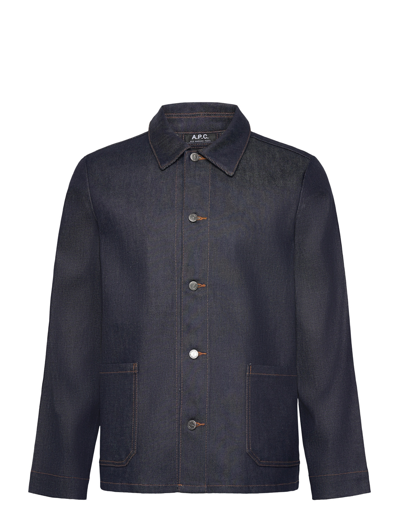 A.P.C. Jacket Kerlouan, S, Navy, Denim > Unlined Denim Jackets, Herre