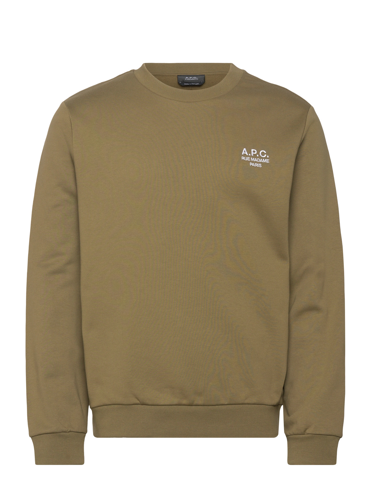 A.P.C. Sweatshirt Standard Rue Madame, XXL, Khaki green, Sweatshirts & Hættetrøjer > Sweatshirts, Herre
