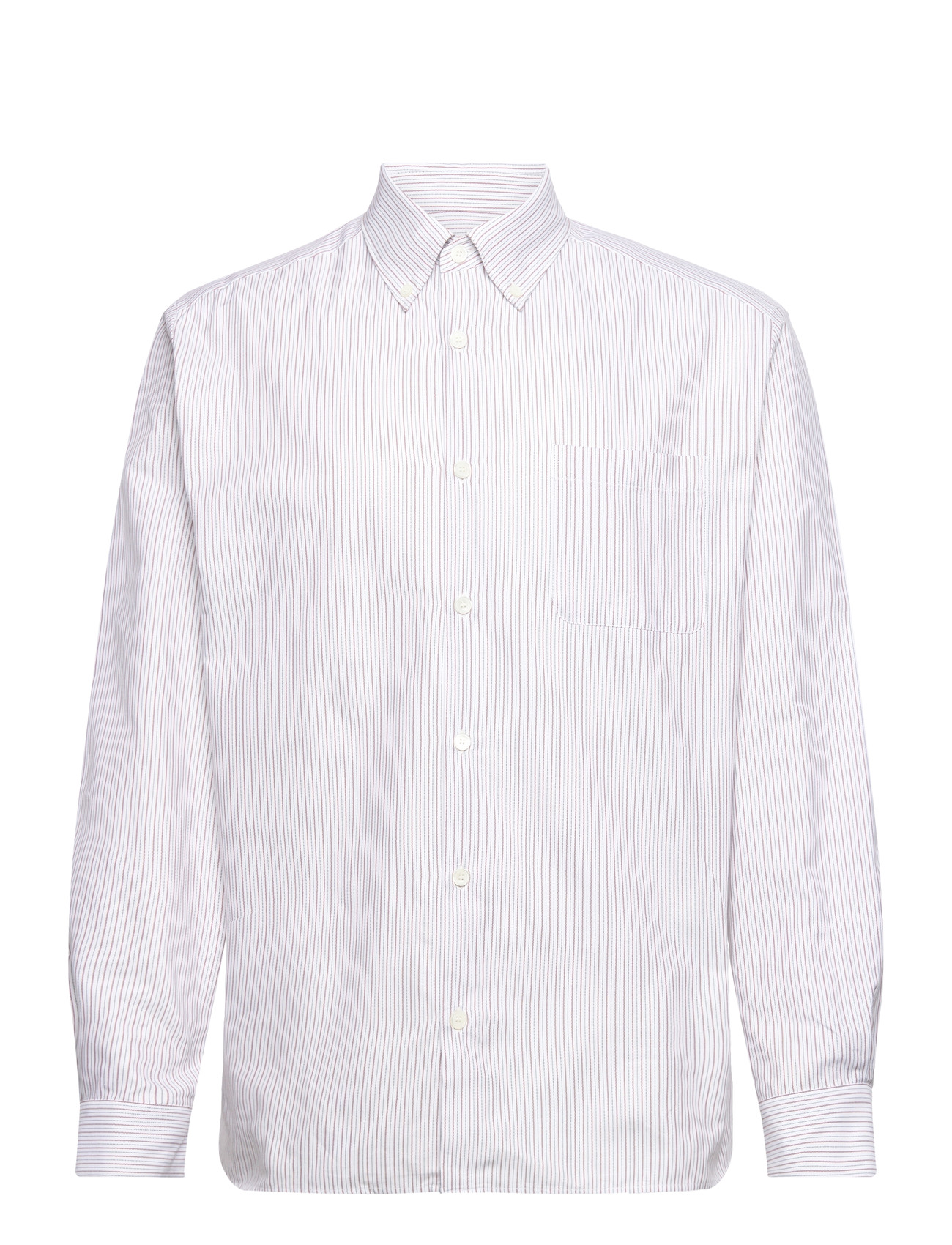 A.P.C. Shirt Mateo, S, White, Shirts > Striped Shirts, Herre