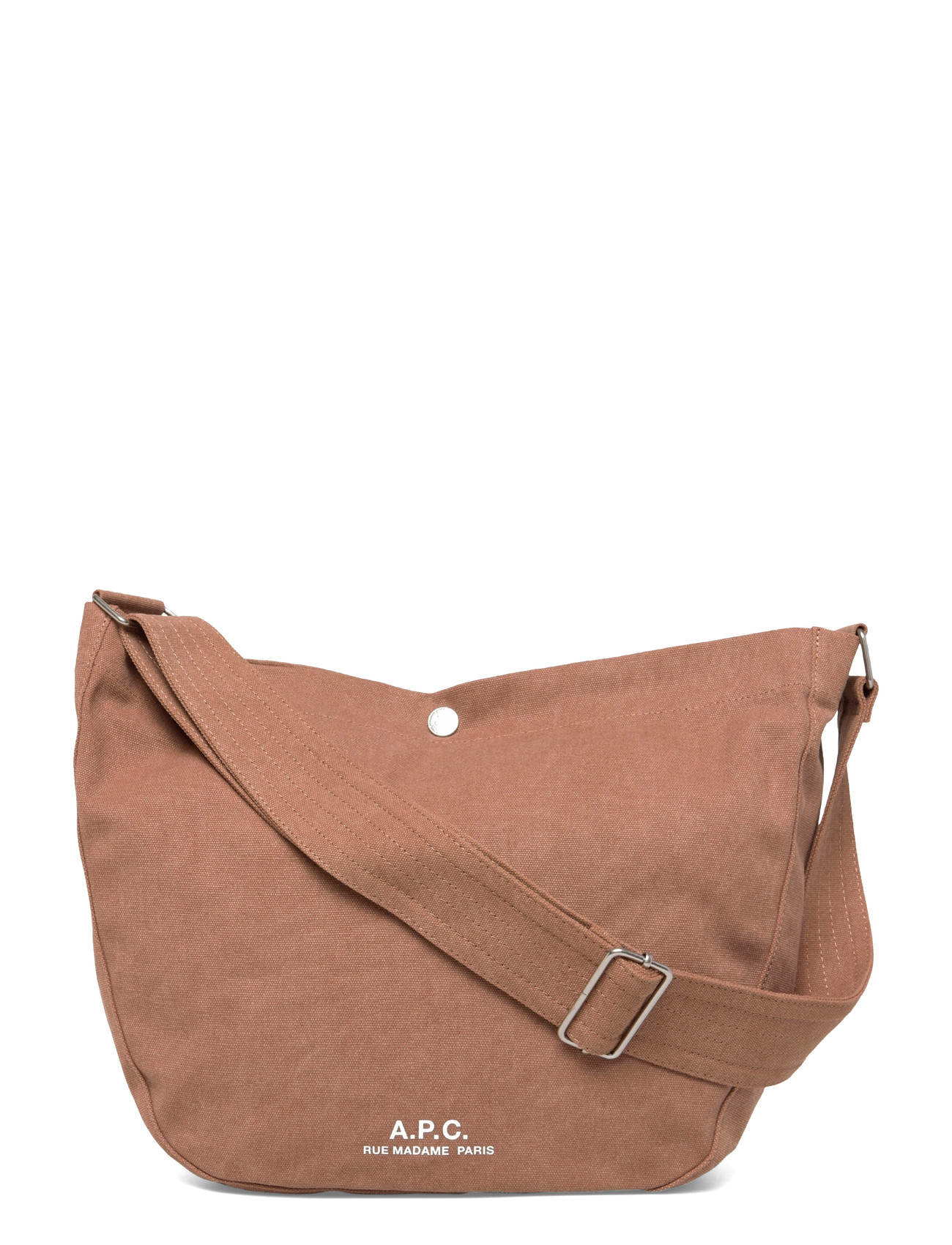 A.P.C. Besace Journal, One Size, Brown, Tasker > Tasker Med Tophåndtag, Dame