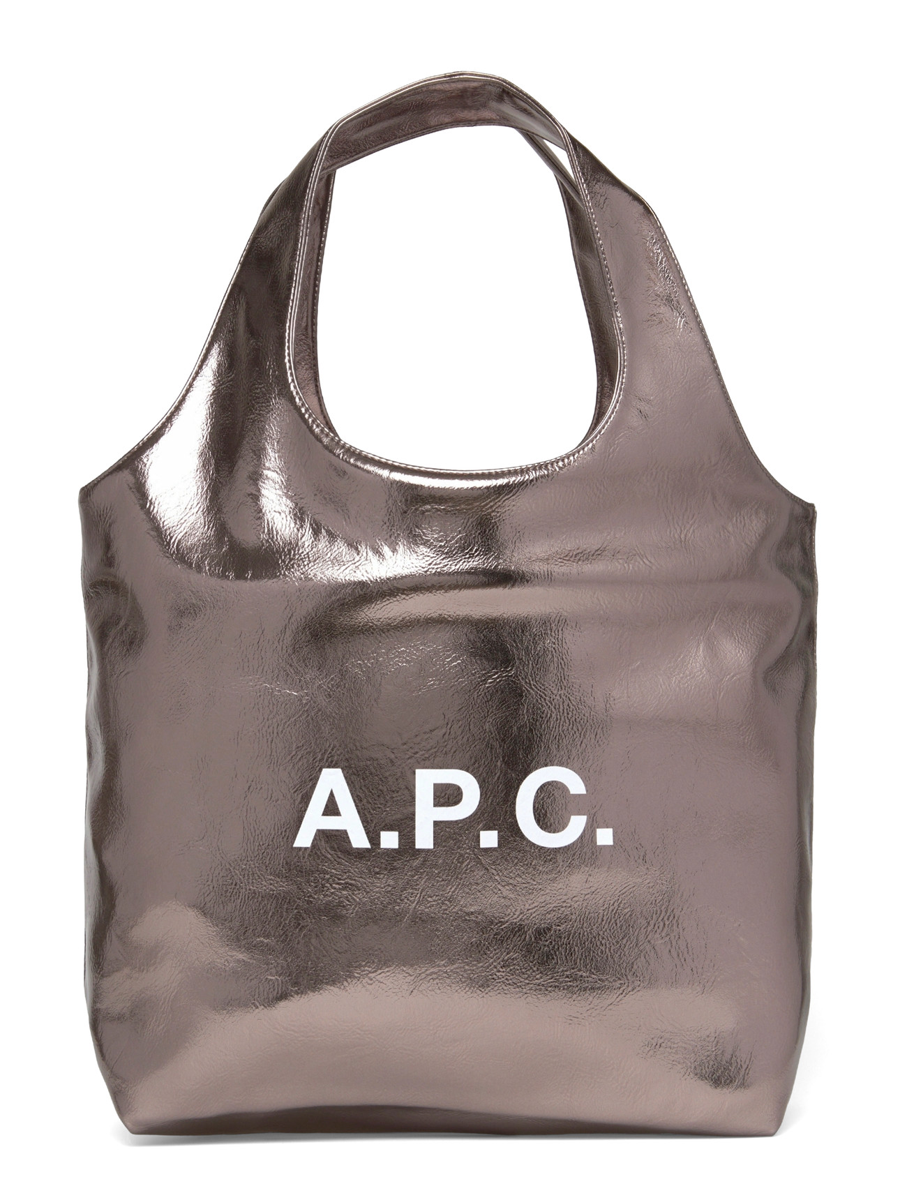 A.P.C. Tote Ninon, One Size, Silver, Tasker > Tasker Med Tophåndtag, Dame