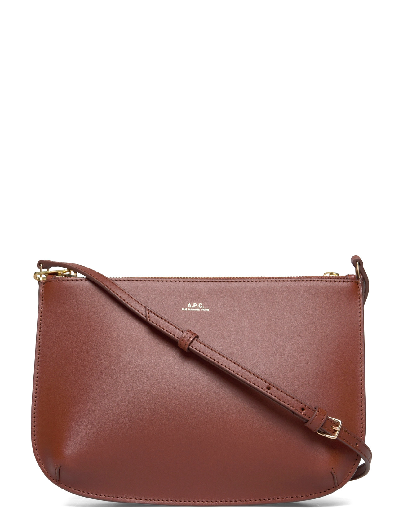 A.P.C. Bag Sarah, One Size, Brown, Tasker > Tasker Med Tophåndtag, Dame
