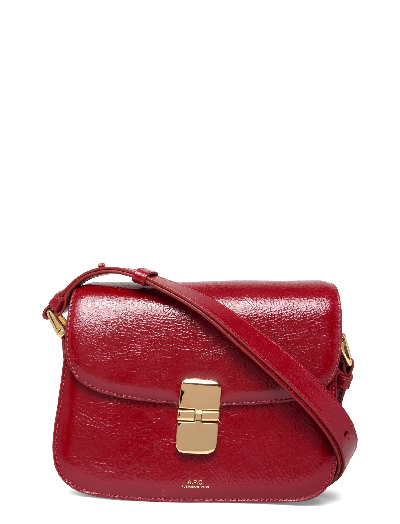 A.P.C. Bag Grace Small, One Size, Red, Tasker > Tasker Med Tophåndtag, Dame