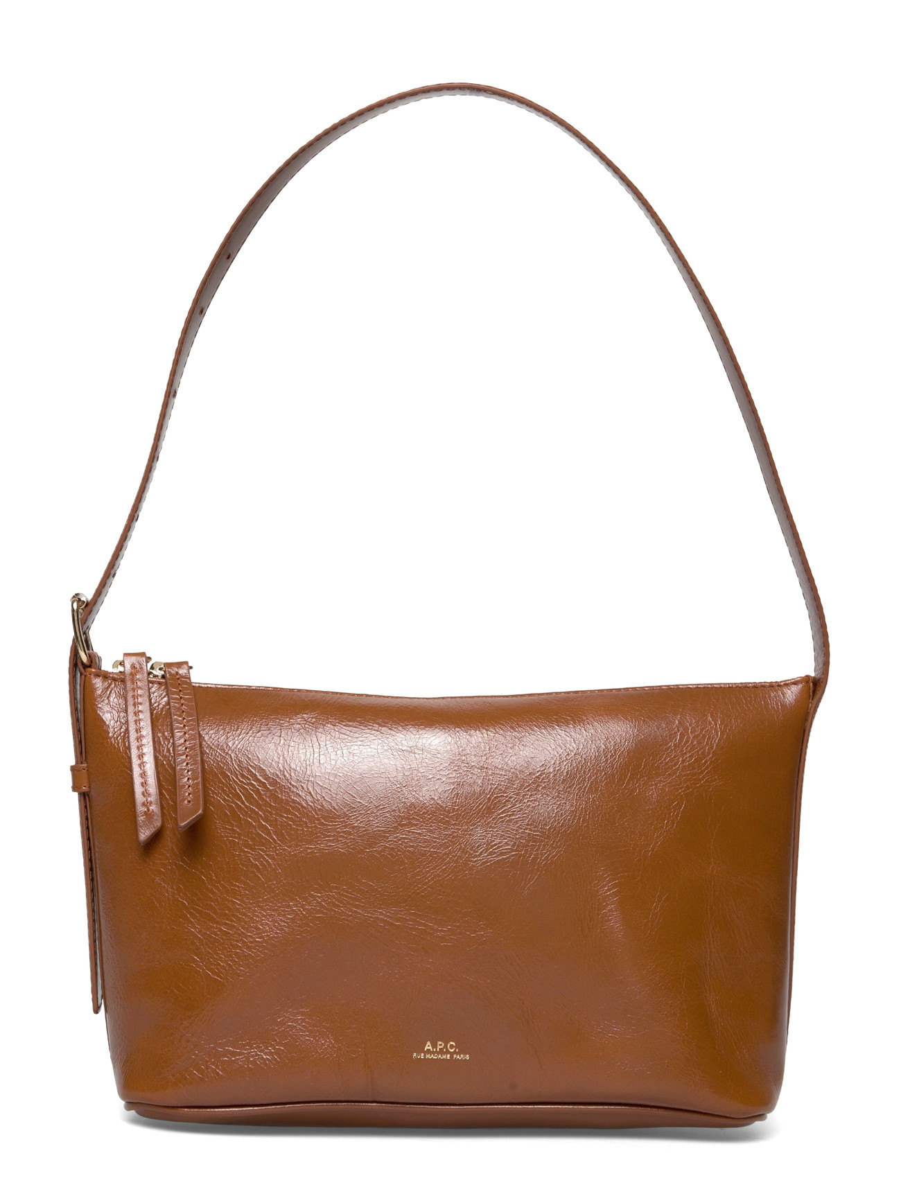 A.P.C. Shoulderbag Vera, One Size, Brown, Tasker > Tasker Med Tophåndtag, Dame