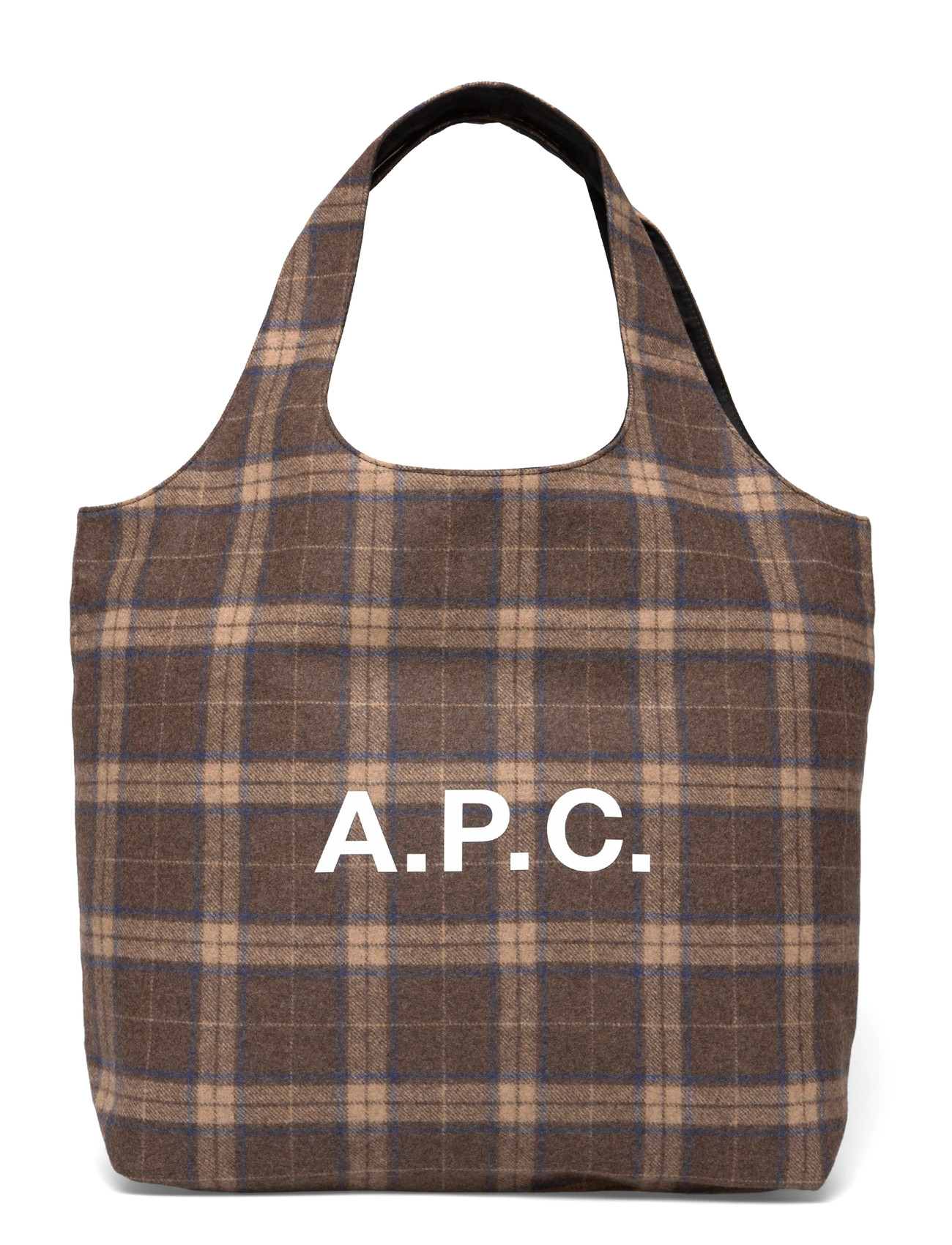 A.P.C. Tote Ninon, One Size, Brown, Tasker > Tasker Med Tophåndtag, Dame