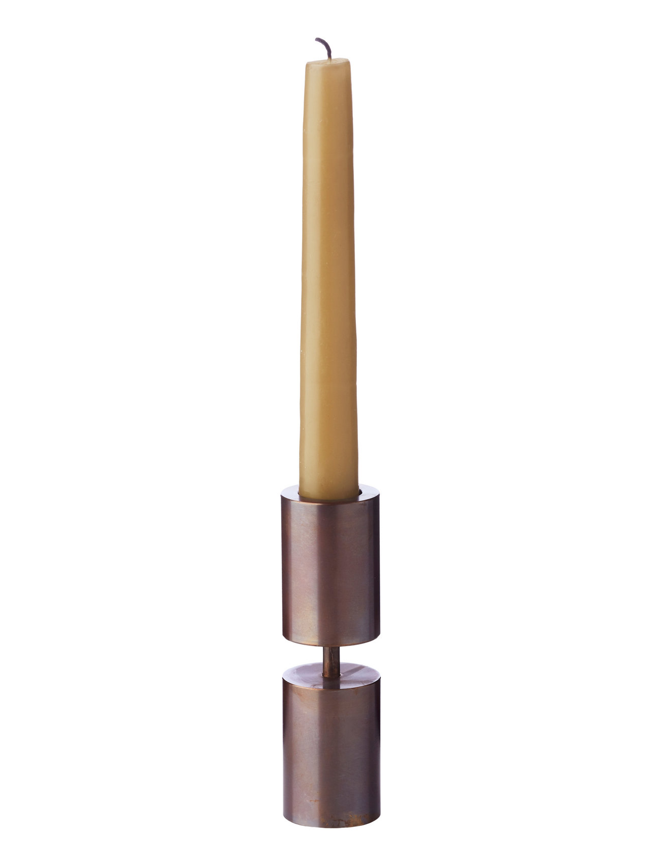 Solid Candleholder Brown Applicata