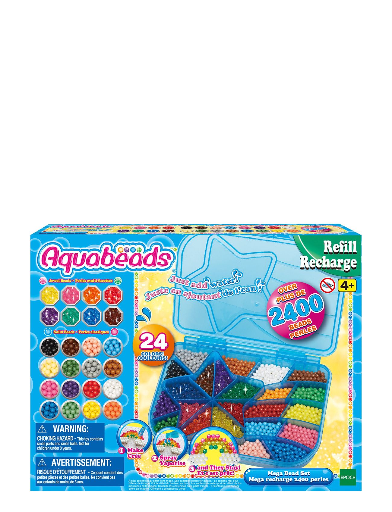 Mega Bead Set Toys Creativity Drawing & Crafts Craft Craft Sets Multi/patterned Aqua Beads