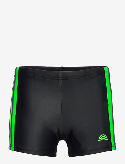 BRIKEN SWIM TRUNKS JR - shorts - black/green
