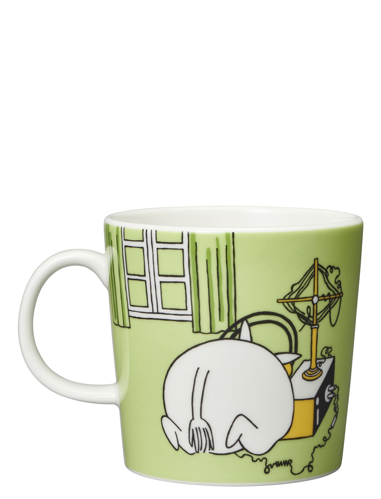 Moomin Mug 0,3L Moomintroll Home Tableware Cups & Mugs Coffee Cups Green Arabia