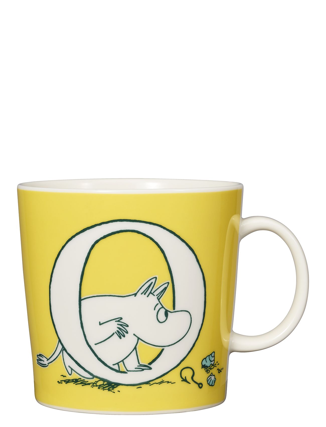 Moomin Mug 04L Abc O Home Tableware Cups & Mugs Coffee Cups Yellow Arabia