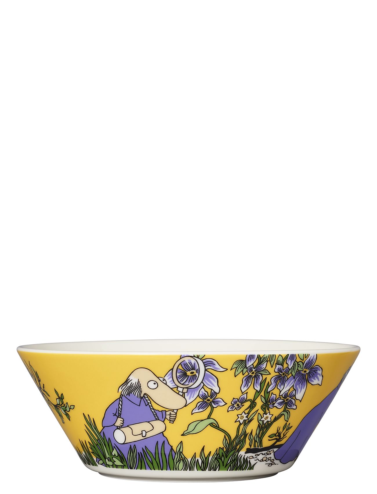 Moomin Bowl 15Cm Hemulen Home Tableware Bowls Breakfast Bowls Yellow Arabia