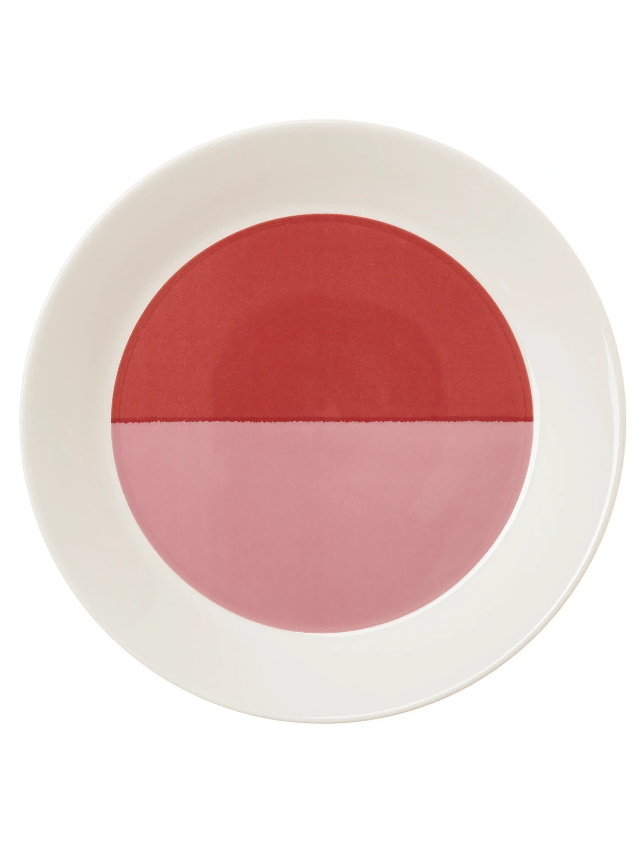 ARABIA Vuokko Plate 21Cm 2-Väri Pink-Rot Pink - Ø 21 CM - Unisex
