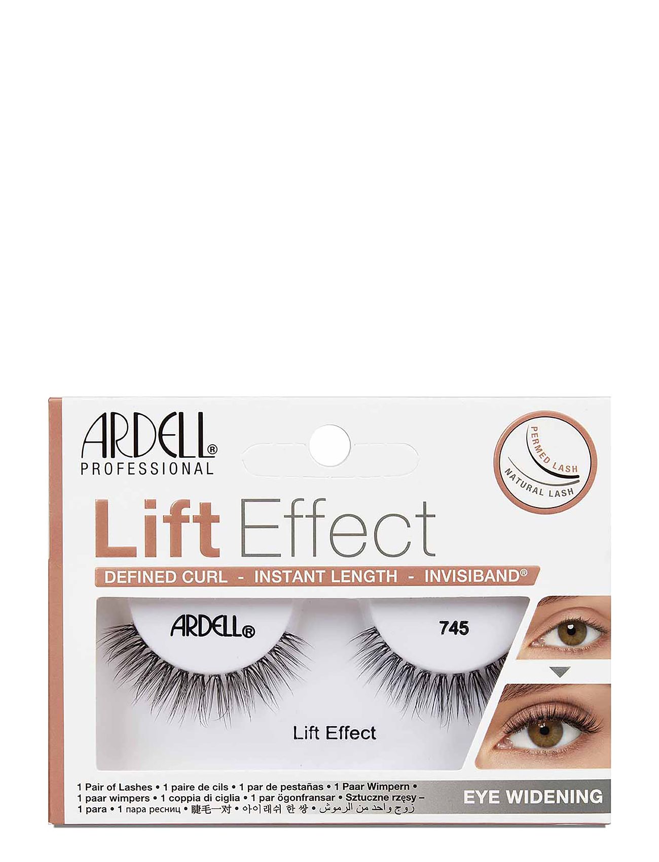 Ardell Lift Effect 745, One Size, Black, Øjne > Vipper, Dame