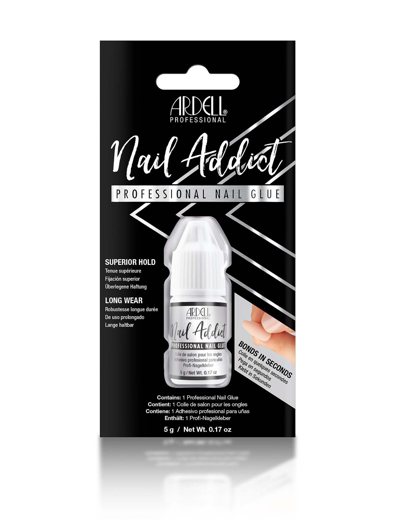 Nail Addict Professional Nail Glue Beauty Women Nails Fake Nails Black Ardell