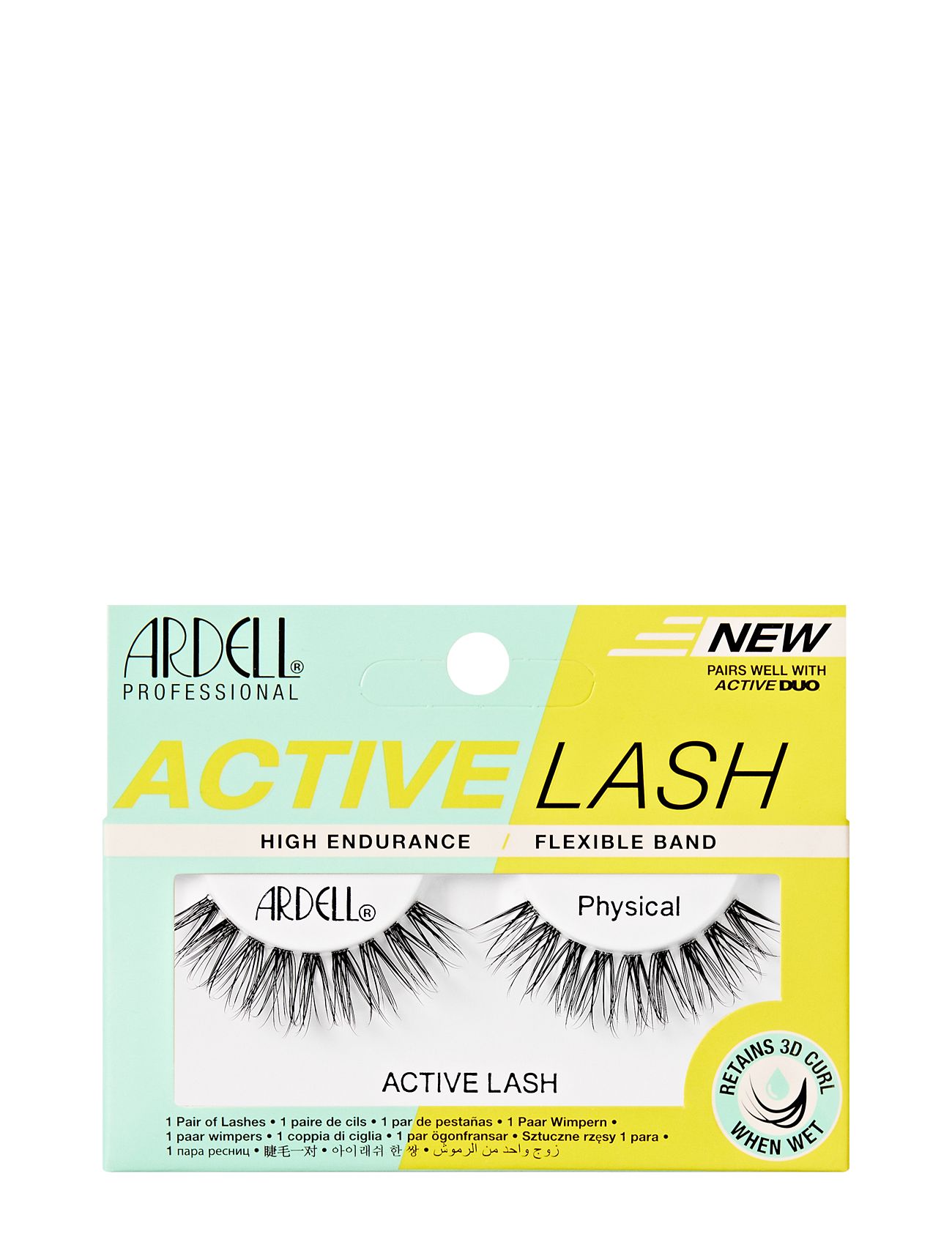 Ardell Active Lashes Physical, One Size, Black, Øjne > Vipper, Dame
