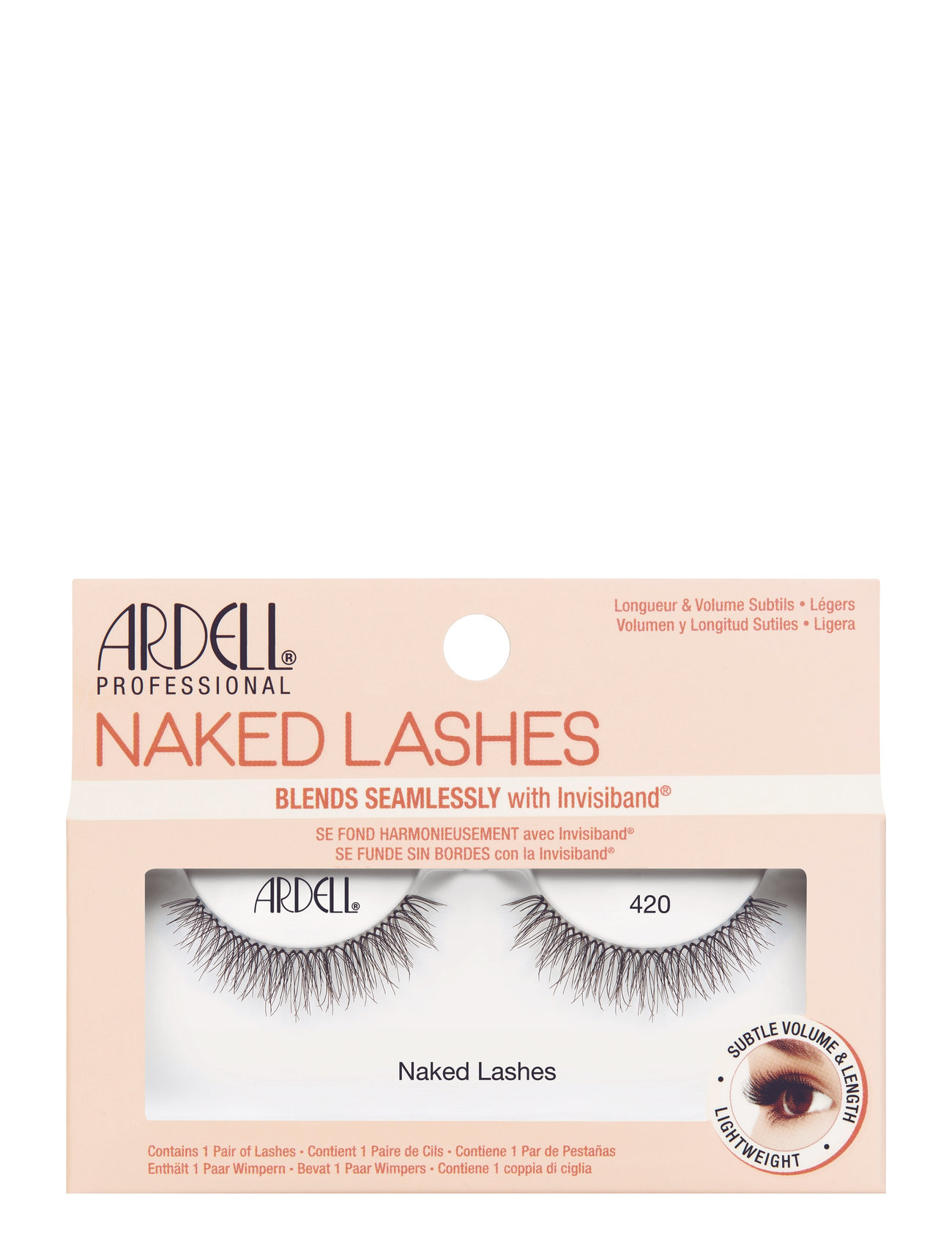 Ardell Naked Lash 420, One Size, Black, Øjne > Vipper, Dame
